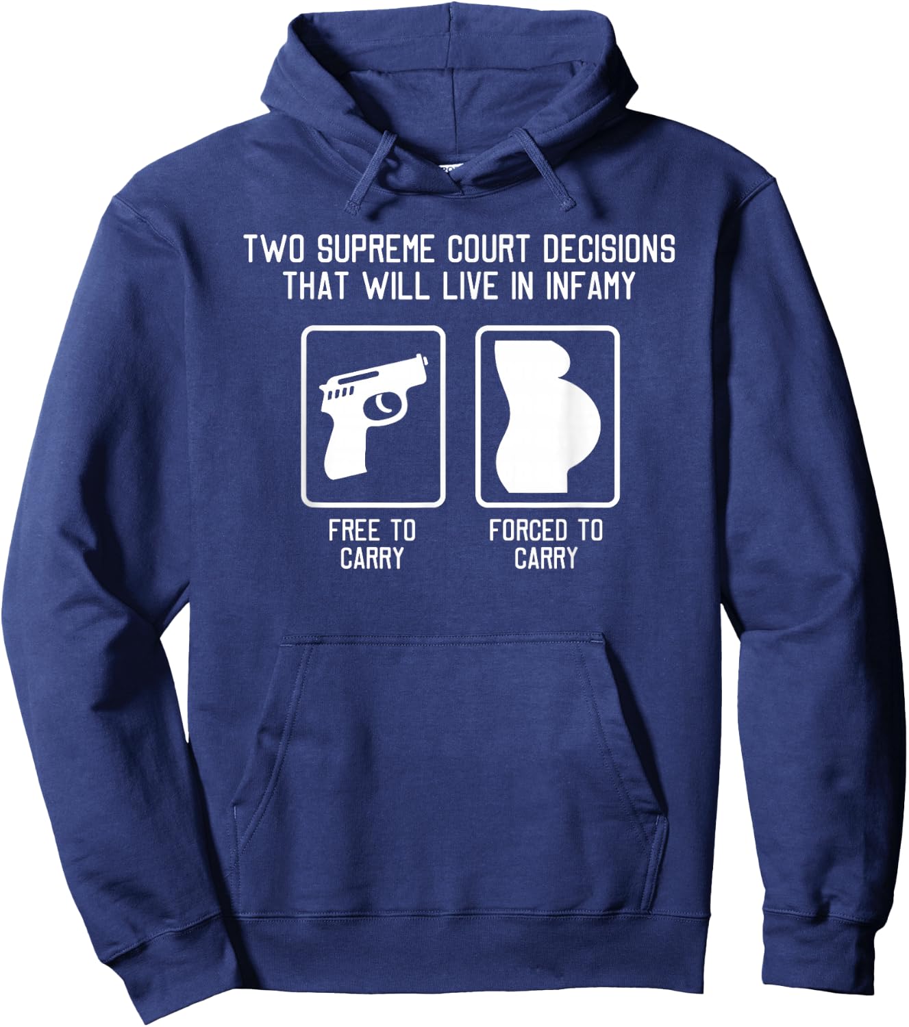 Supreme Court Decisions SCOTUS Hoodie - Hoodie | Navy