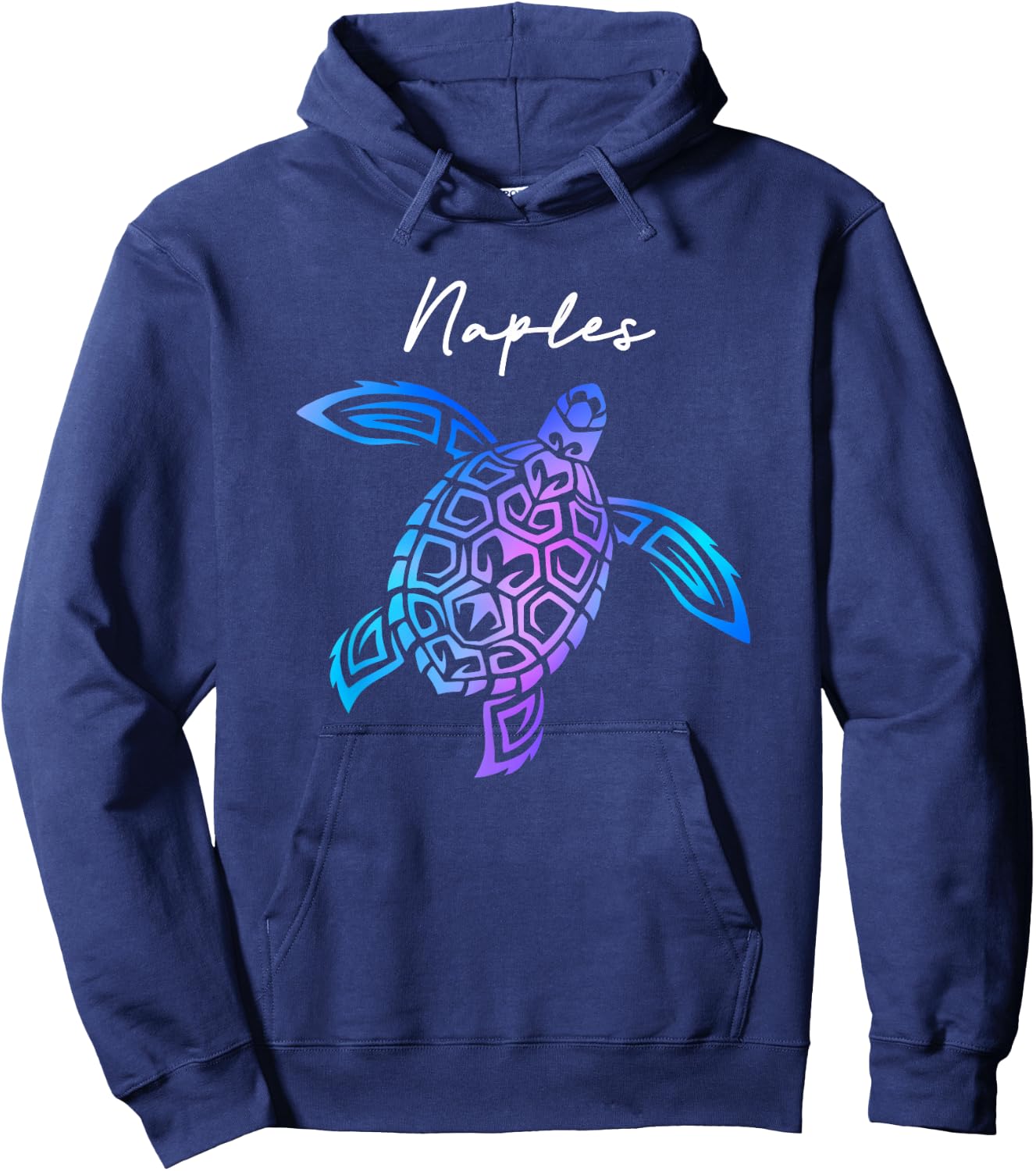Naples Florida Sea Turtle Vacation Souvenir Boys Girls Hoodie - Hoodie | Navy