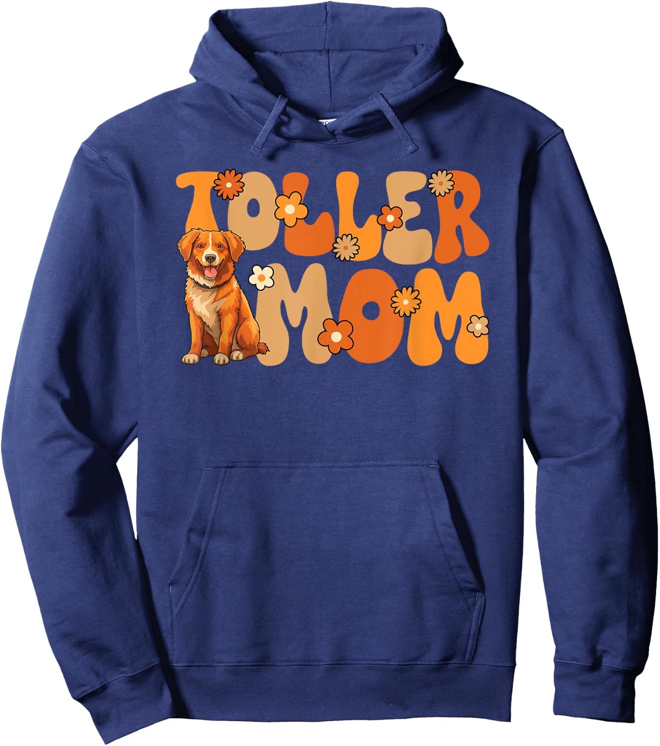 Nova Scotia Duck Tolling Retriever World's Best Toller Mom Hoodie - Hoodie | Navy