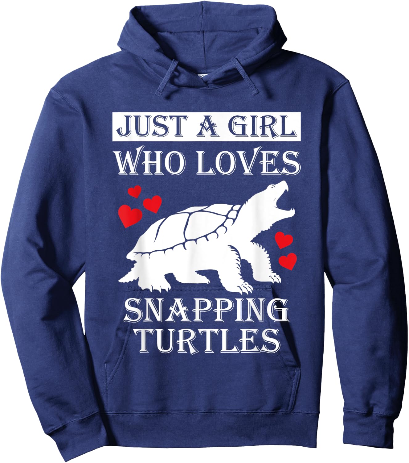 Stealthy Predator - Snapping Turtle | Funny Snapping Turtle Hoodie - Hoodie | Navy