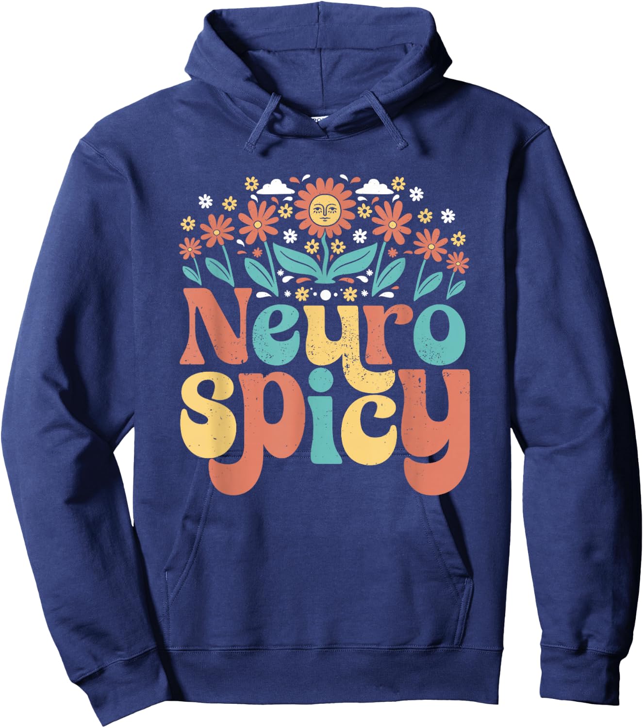 Neurodiversity - Neurospicy Neuro Spicy Shirt - Neurospicy Hoodie - Hoodie | Navy