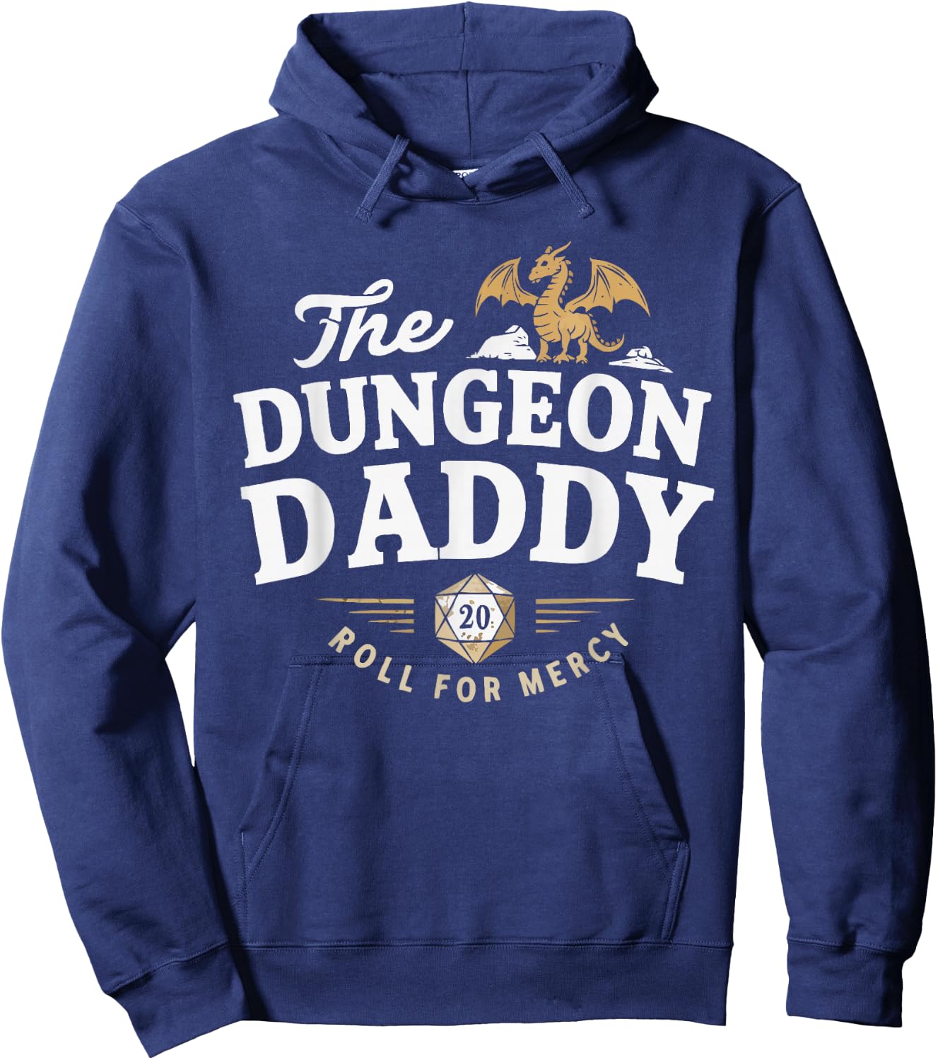 Nerdy Dad Gaming Tabletop Games Role Playing Game Funny RPG Hoodie - Hoodie | Navy
