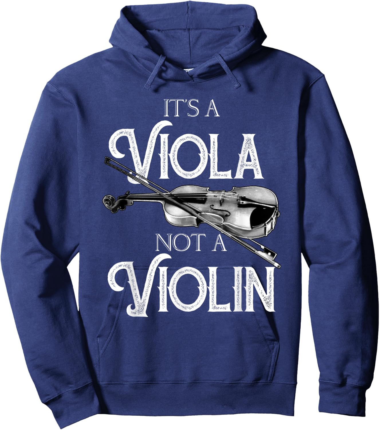 Funny It's A Viola Not A Violin | Cool Musician Lover Gift Hoodie - Hoodie | Navy