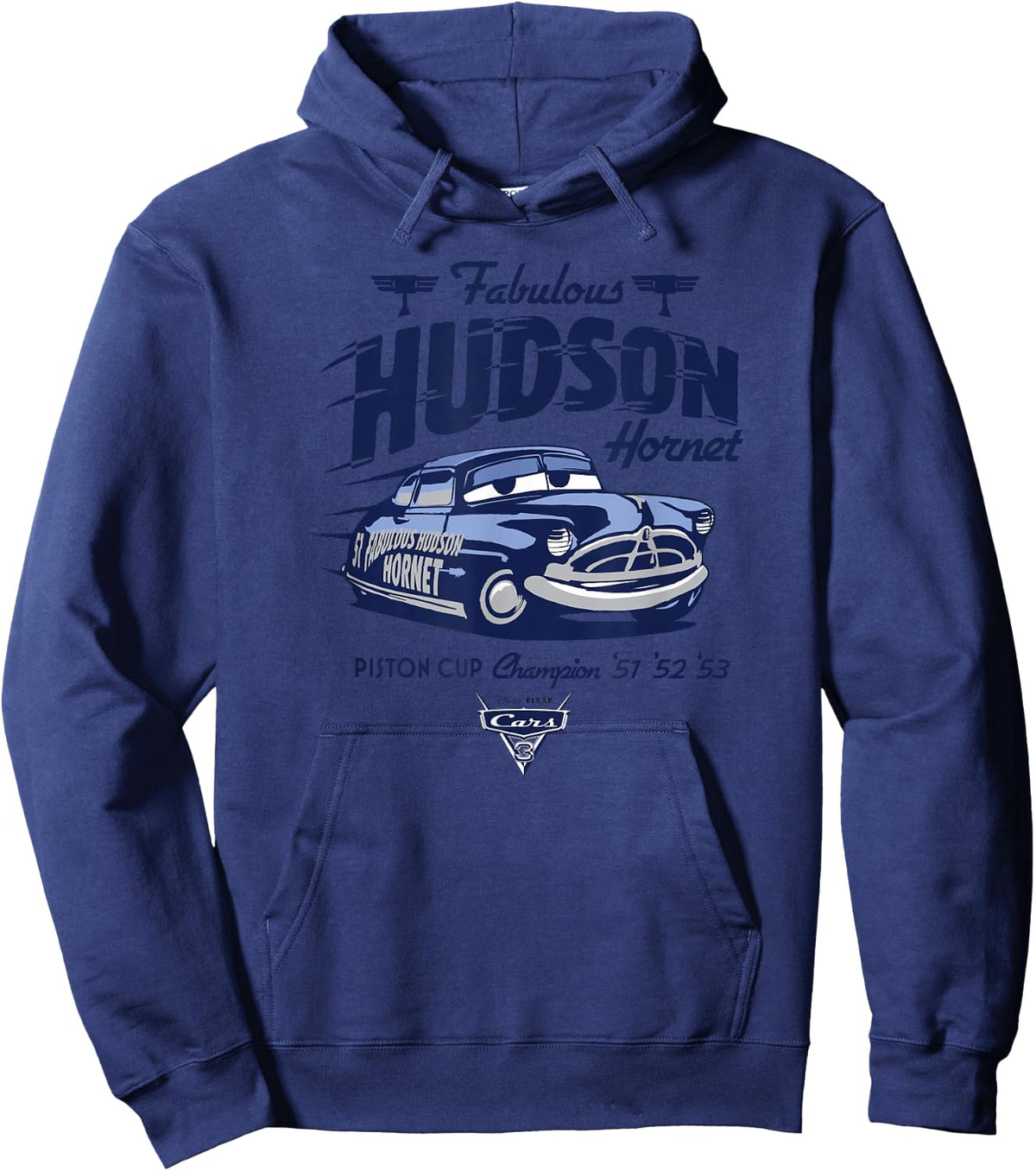 Cars - Fabulous Hudson Hornet Hoodie - Hoodie | Navy