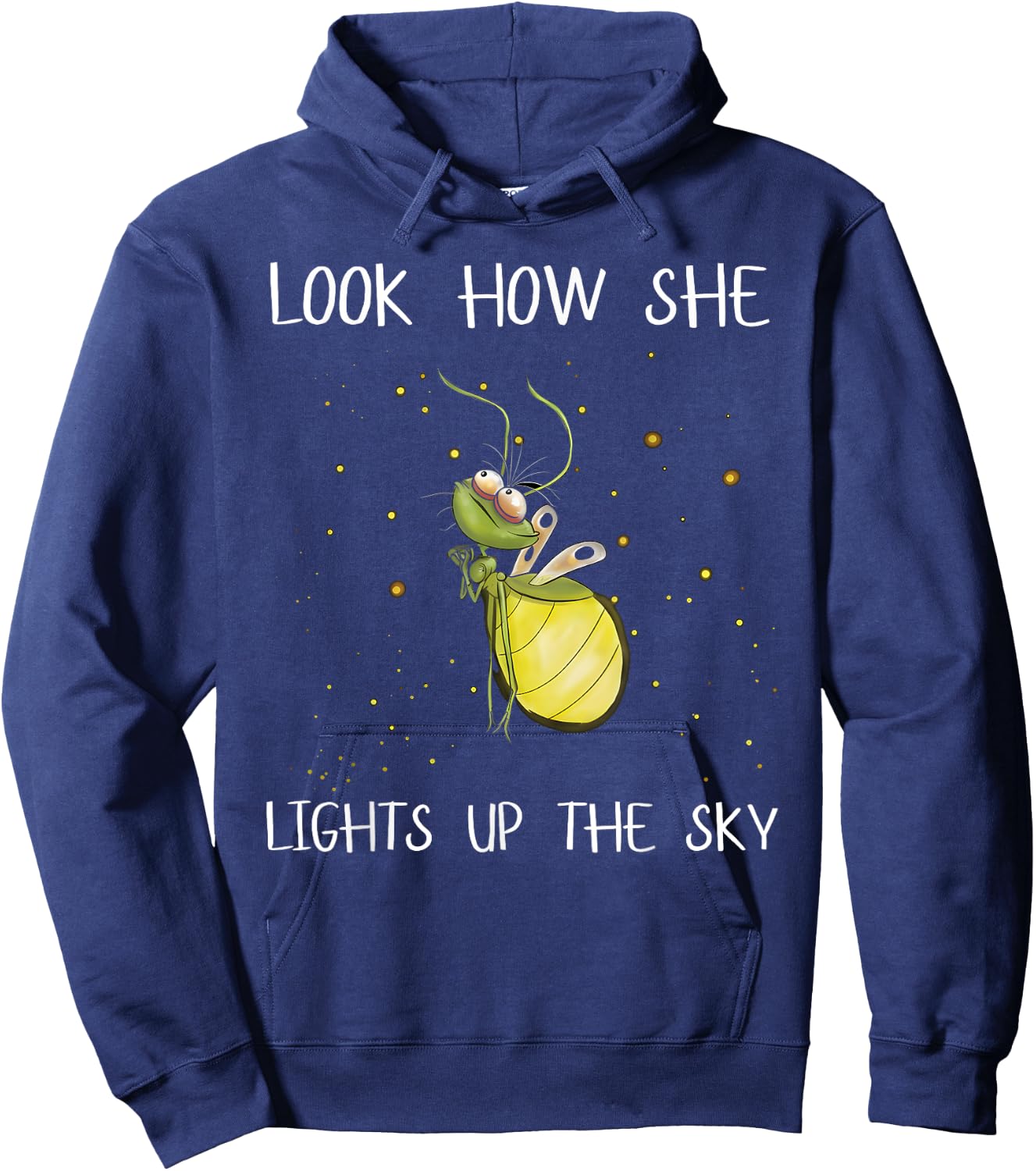 Firefly Ray Firefly Princess and The Frog Funny Meme Hoodie - Hoodie | Navy