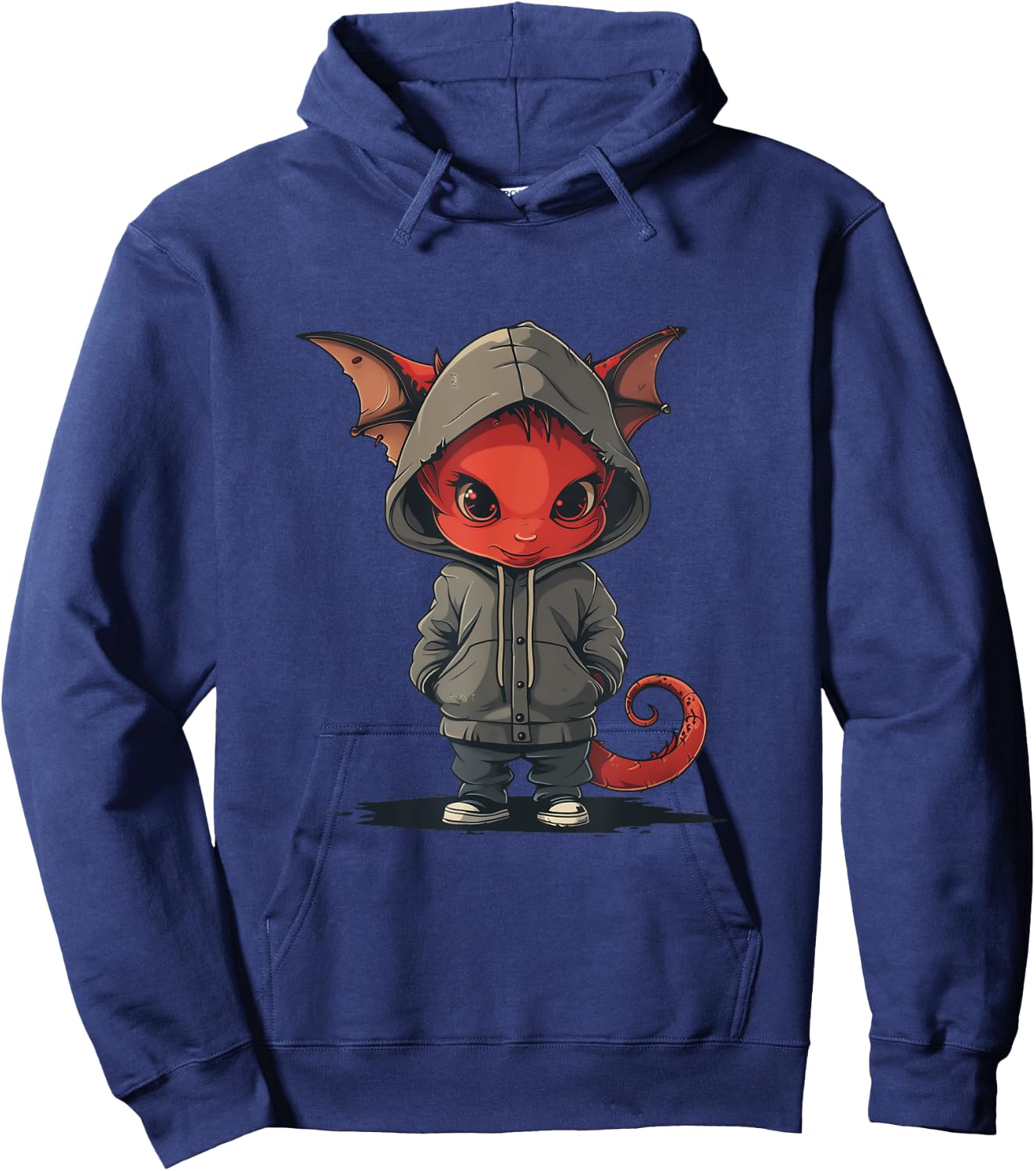 Devil as a child, little demon, troublemaker, rascal Hoodie - Hoodie | Navy