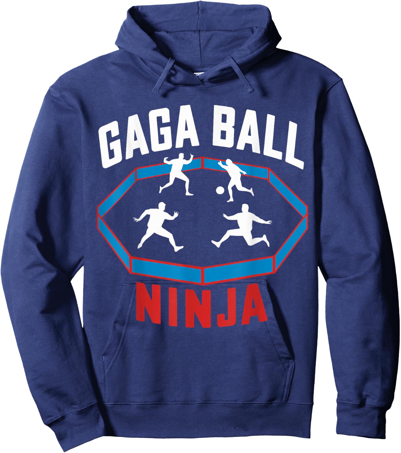 Gaga Ball Ninja Kids Team Sport Dodgeball Ball Game Hoodie - Hoodie | Navy