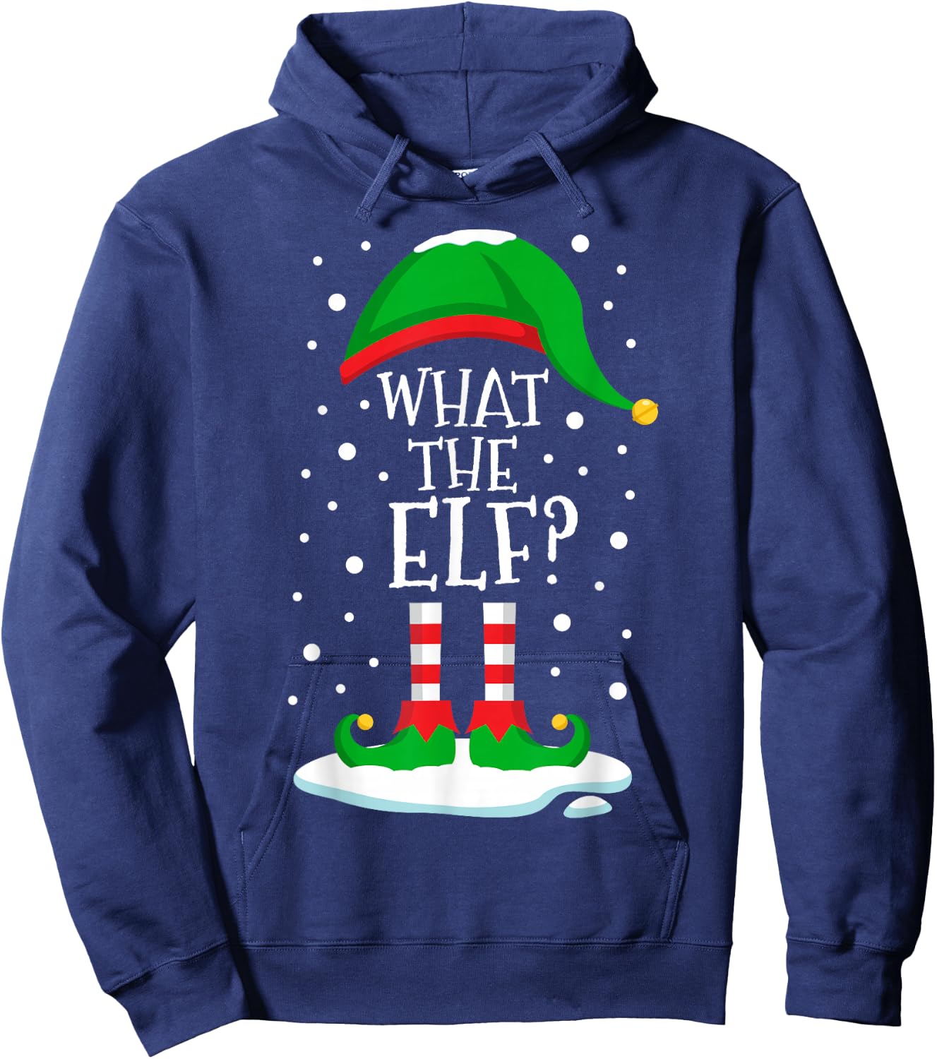 What The Elf Christmas Family Matching Xmas Group Funny Hoodie - Hoodie | Navy