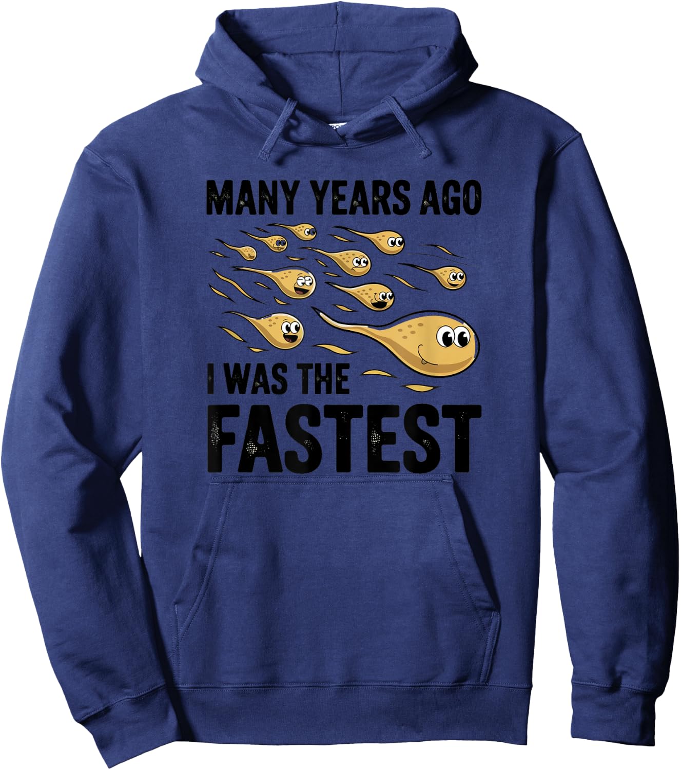 T-Shirt Hoodie - Hoodie | Navy