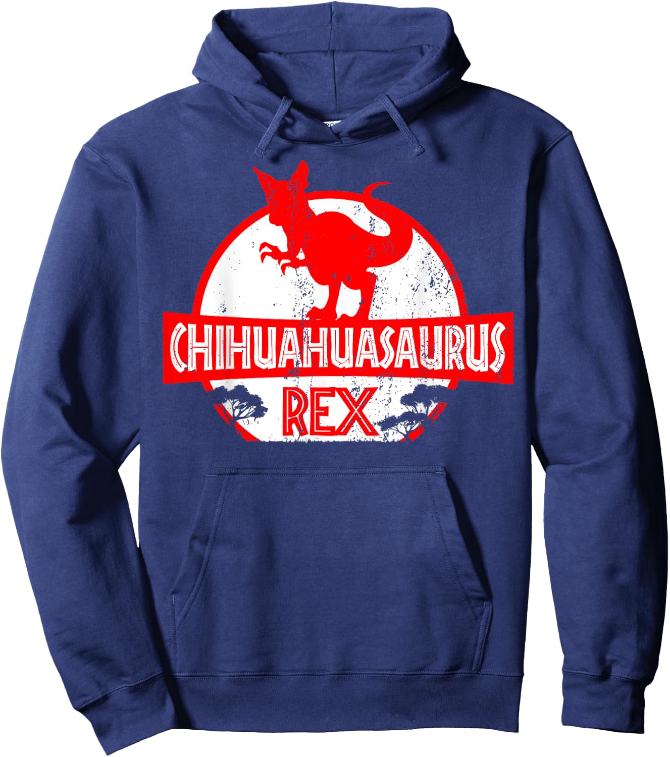 Chihuahuasaurus rex - Chihuahua Dog Owner Dinosaur Gift Women Kids Hoodie - Hoodie | Navy