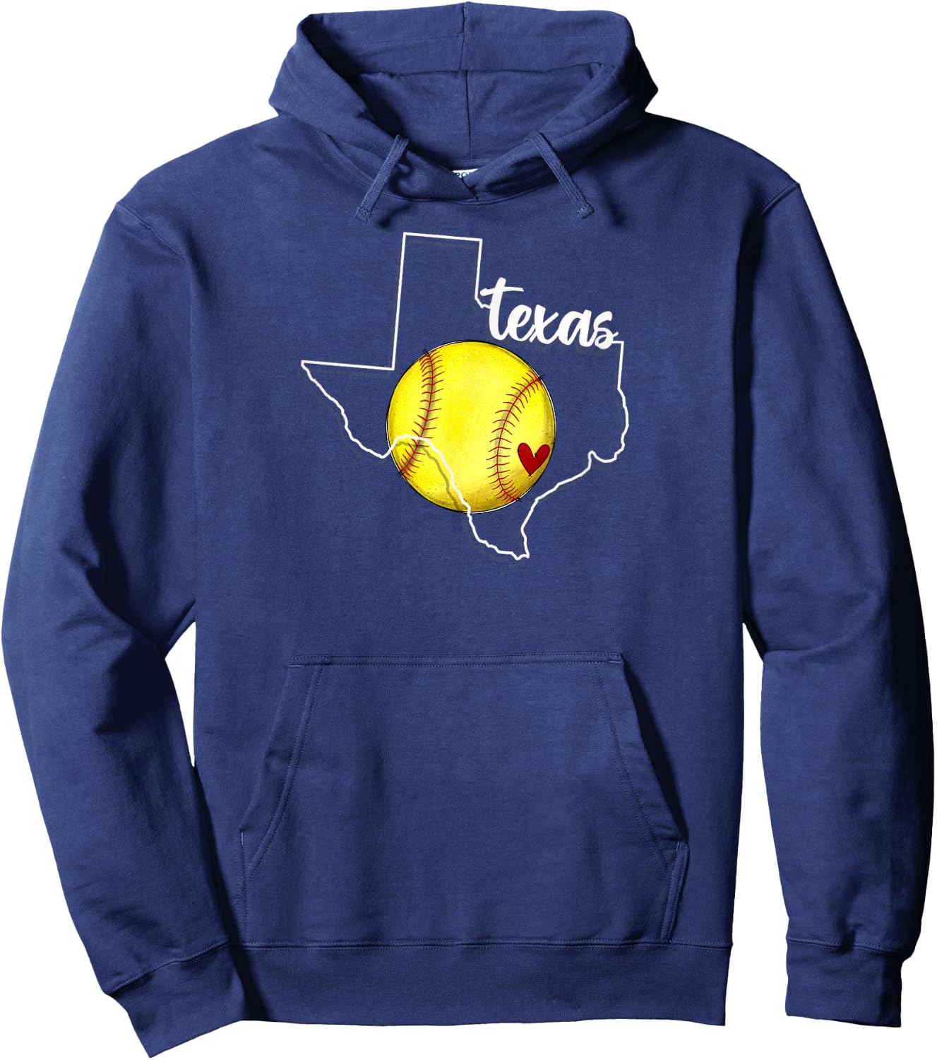 Texas Softball , Small, Black Hoodie - Hoodie | Navy