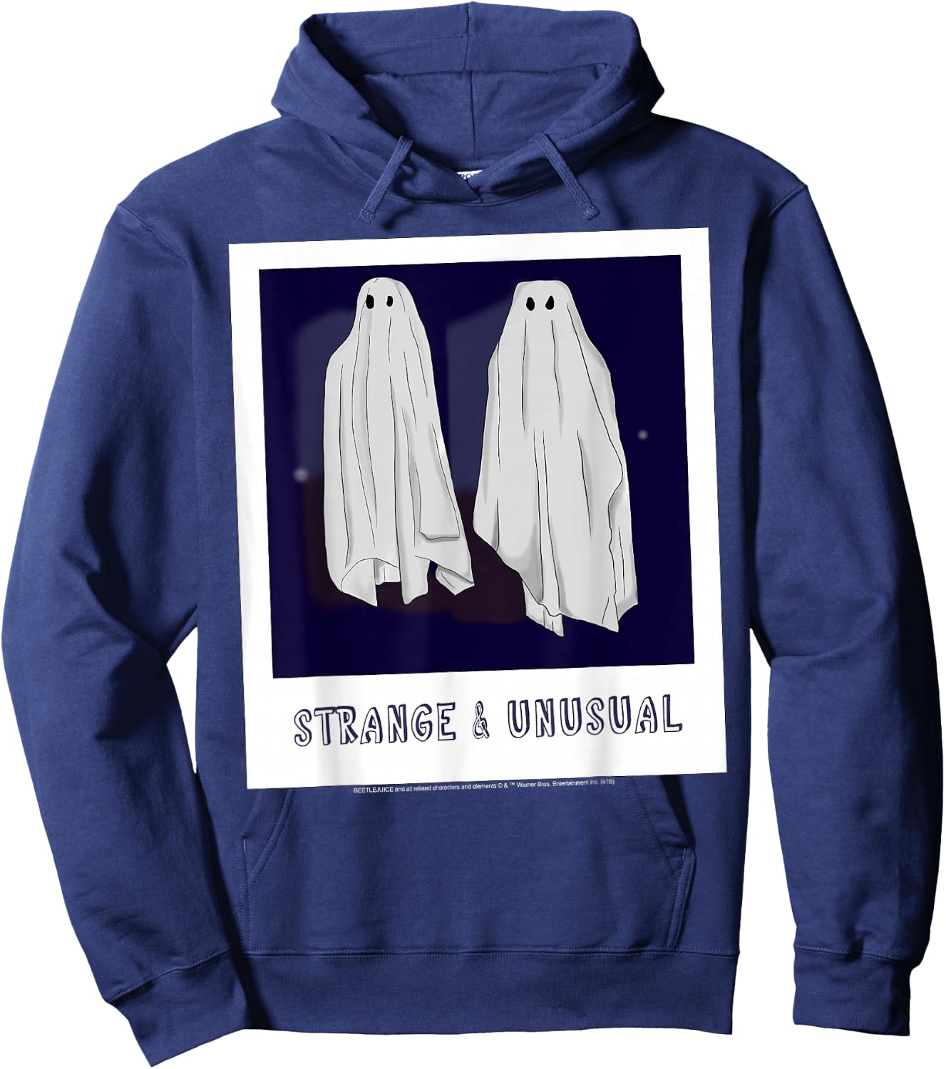 Beetlejuice Ghost Polaroid Strange & Unusual Hoodie - Hoodie | Navy
