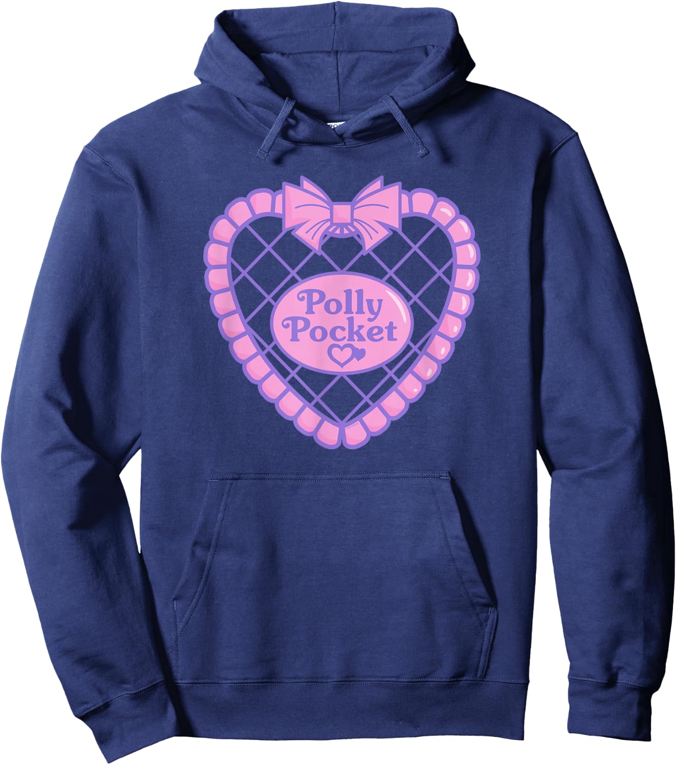Polly Pocket - Heart Logo Hoodie - Hoodie | Navy