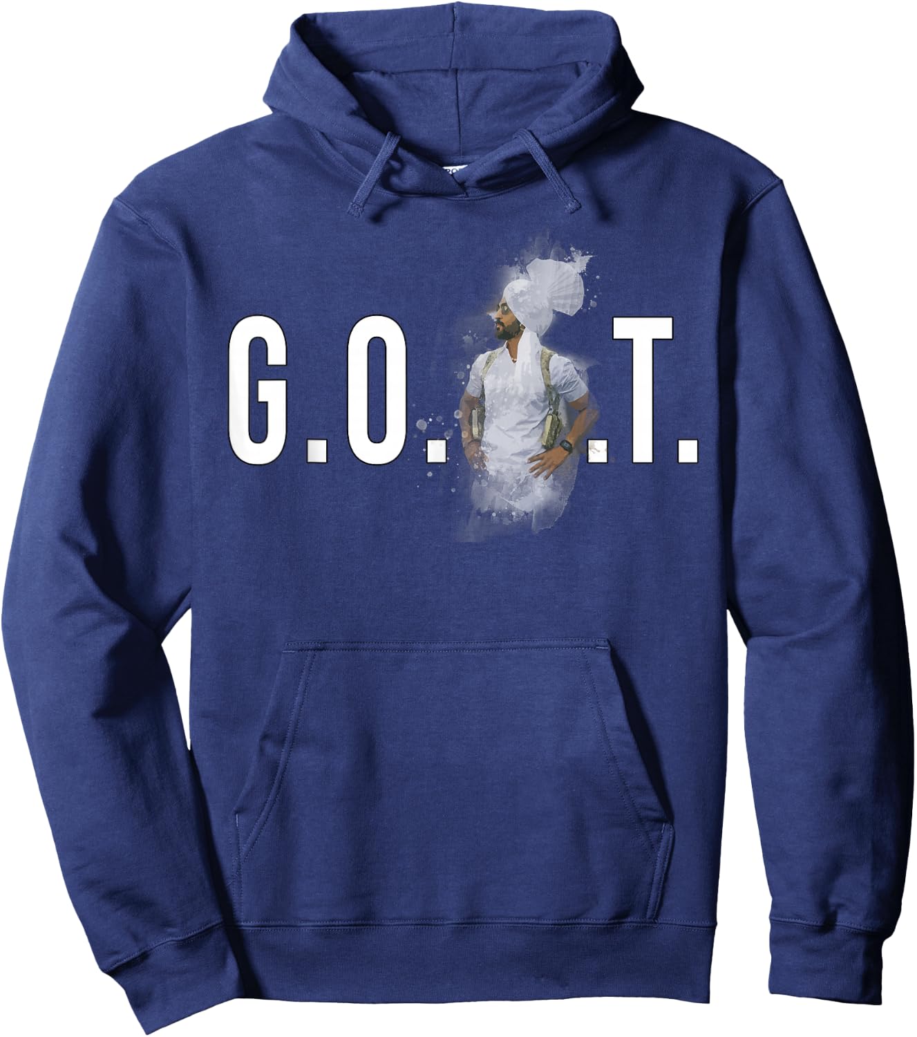 DILJIT DOSANJH | G.O.A.T. | Punjabi Singer | Desi Apparel Hoodie - Hoodie | Navy