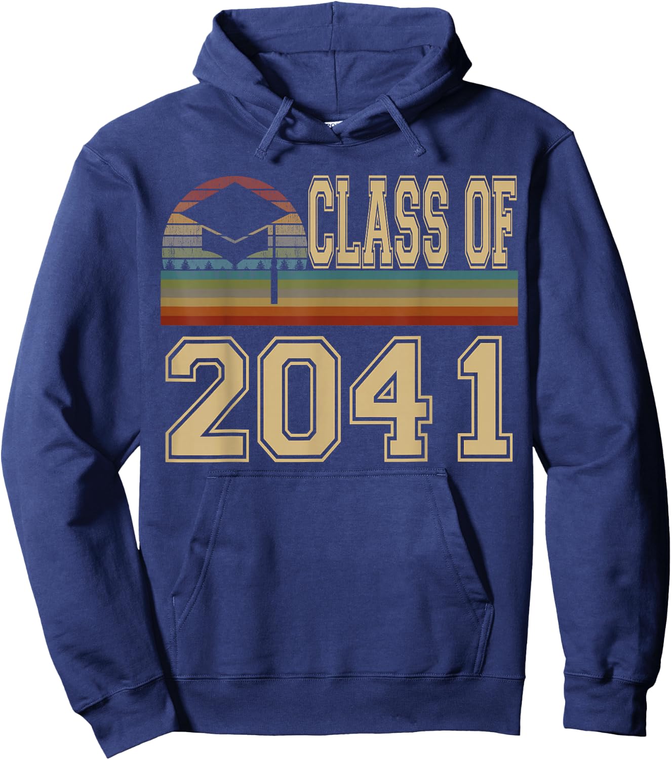 Class of 2041 grow with me shirt Hoodie - Hoodie | Navy