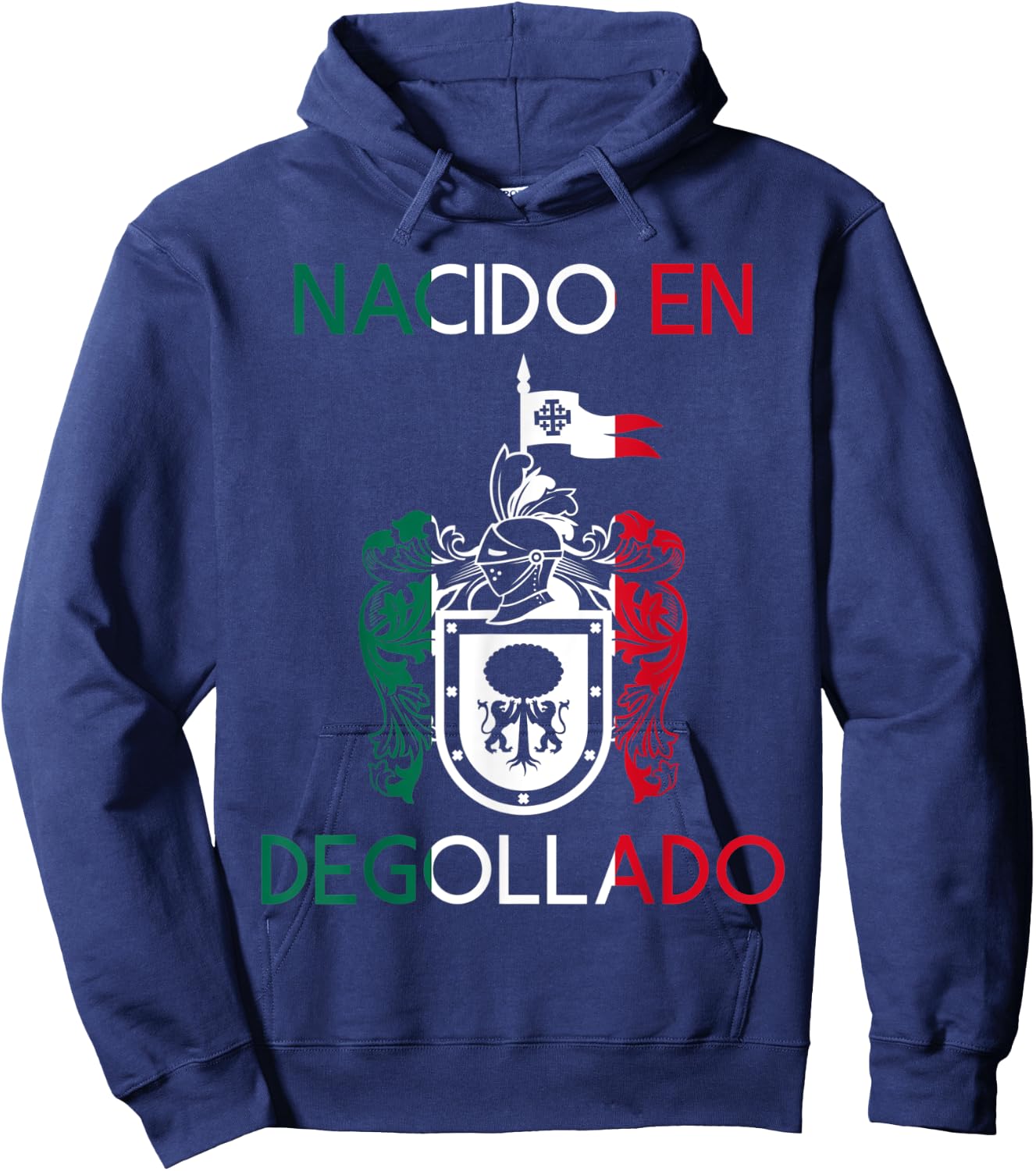 Degollado Jalisco Estado De Mexico Escudo Eagle Aguila Hoodie - Hoodie | Navy