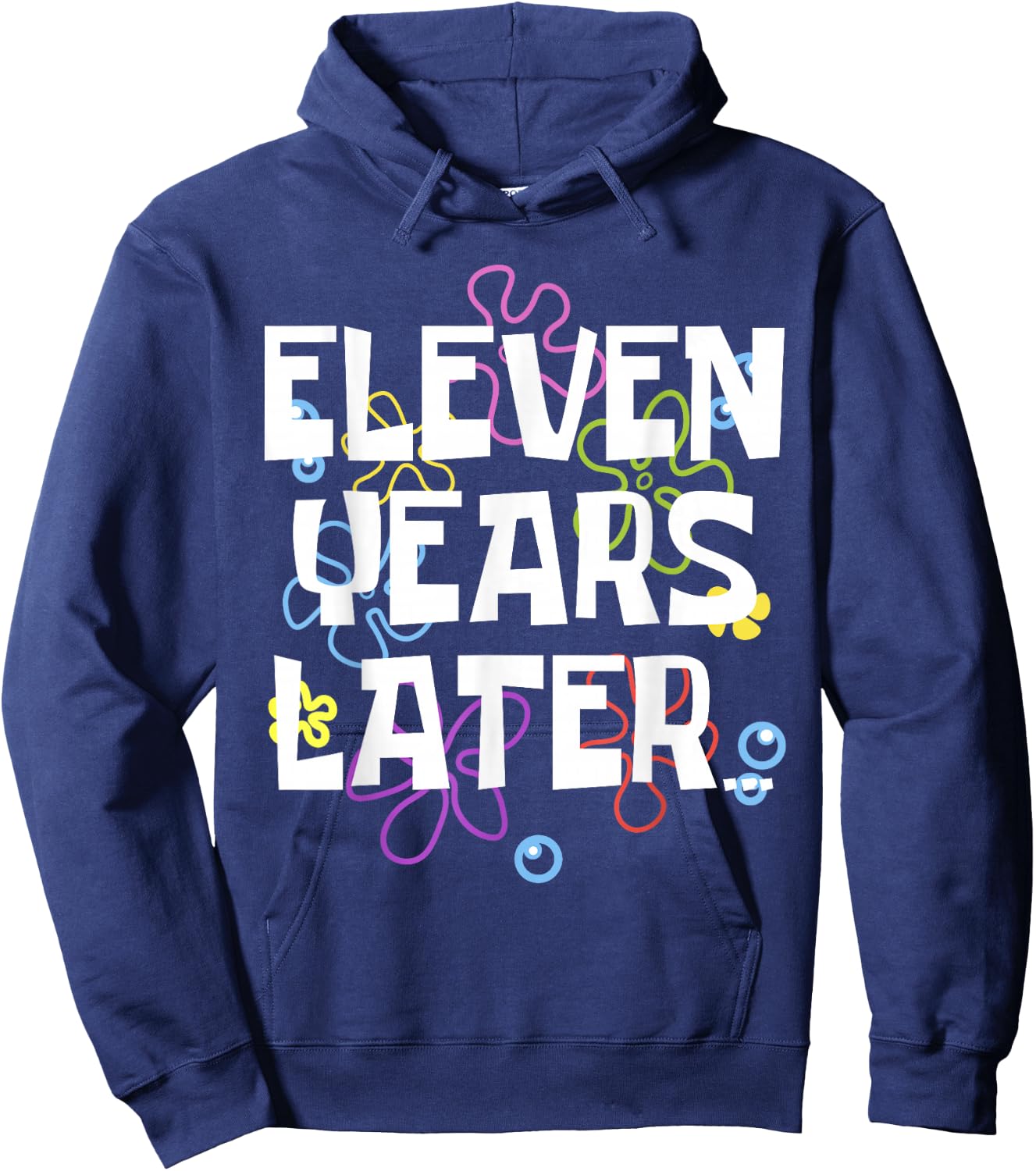 ELEVEN YEARS LATER 11 year Old Birthday Gifts for Girl Boys Hoodie - Hoodie | Navy