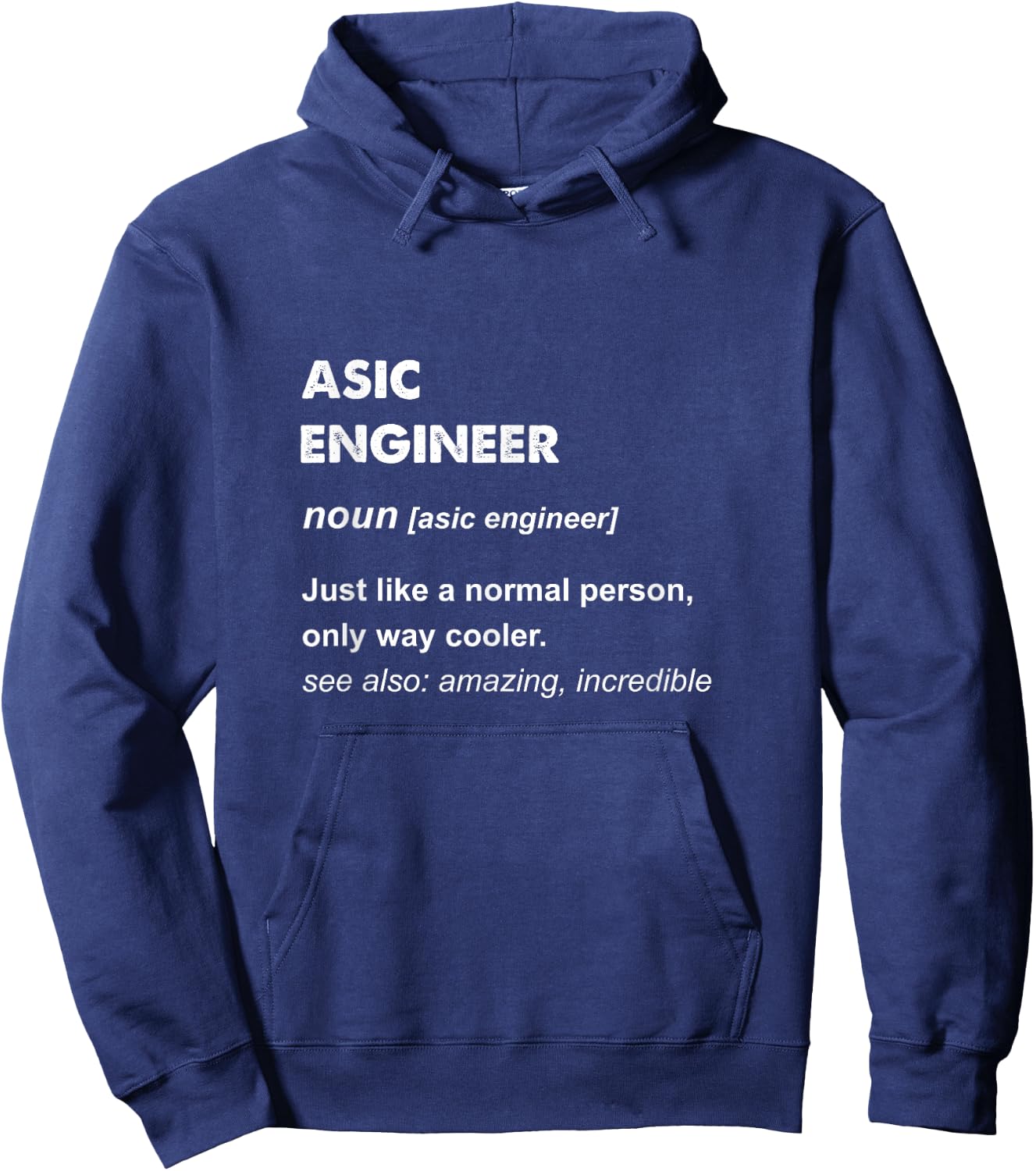 Asic Engineer Hoodie - Hoodie | Navy