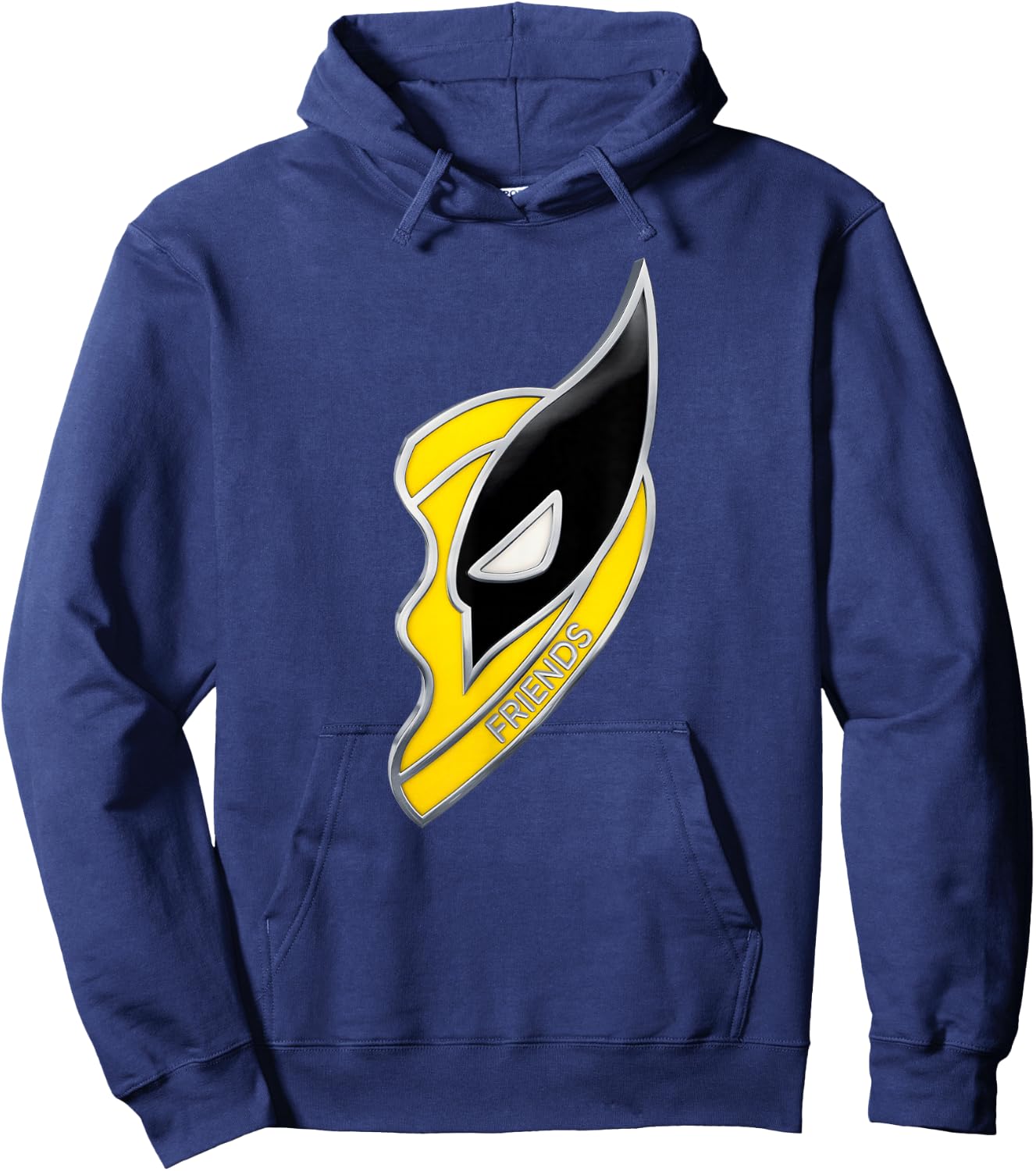 Marvel Studios Deadpool & Wolverine Best Friends Heart Right Hoodie - Hoodie | Navy