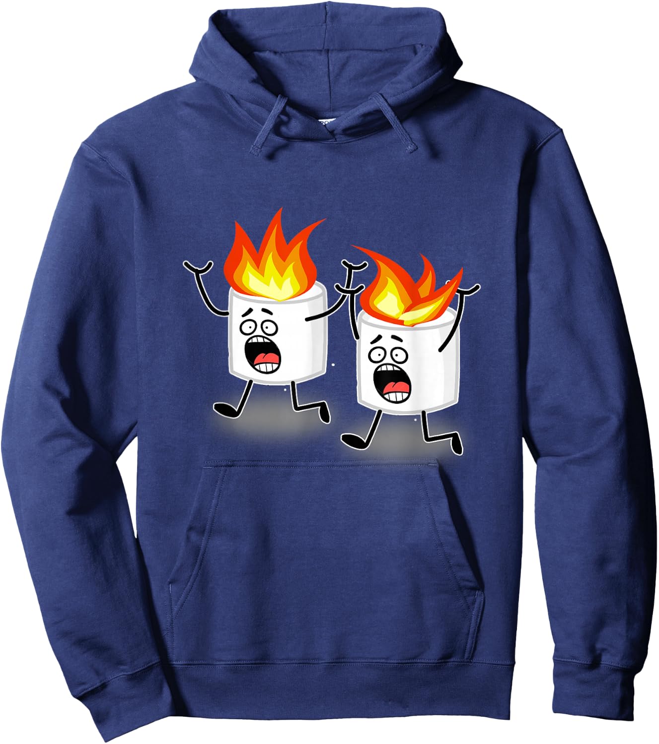 Children's Camp Camping Funny Boys Kids Hoodie - Hoodie | Navy