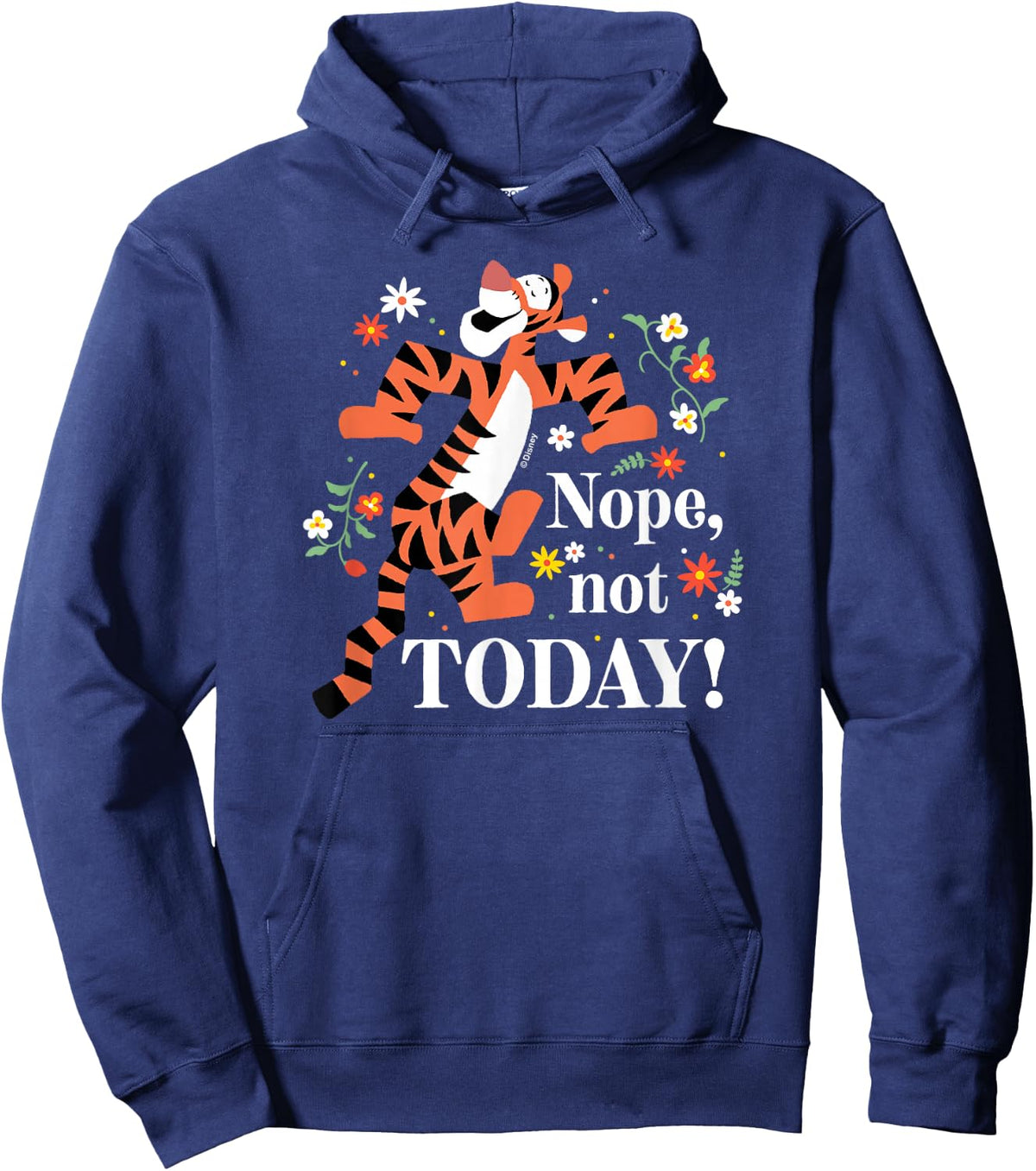 Winnie The Pooh - Tigger Nope Not Today Hoodie - Hoodie | Navy