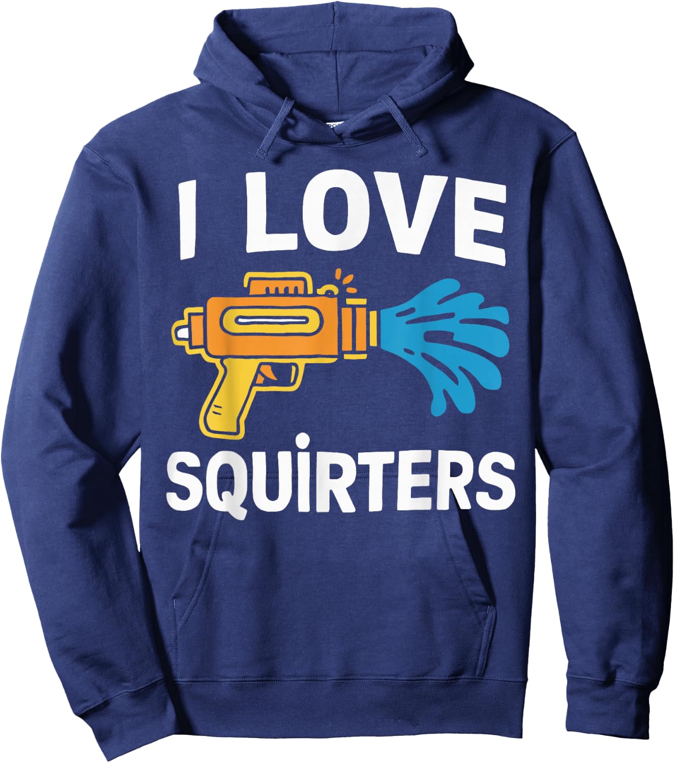 Redneck Squirter White Trash Party Attire Hillbilly Costume Hoodie - Hoodie | Navy