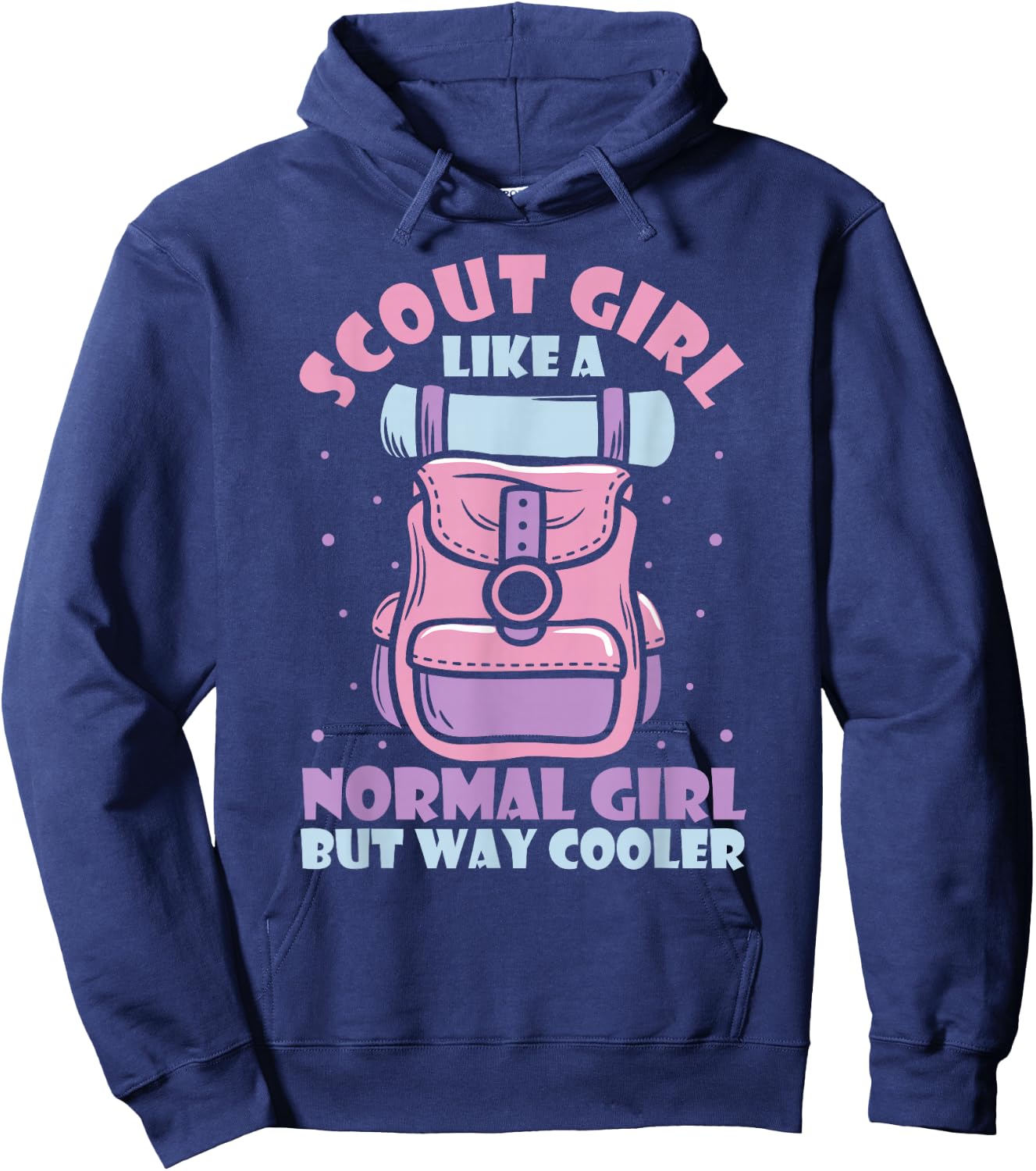 Ranger Girl's Tent Camp - Scout Camp Hoodie - Hoodie | Navy