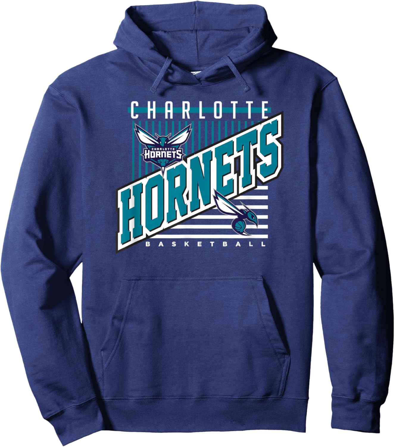 Charlotte Hornets NBA Rise Above - Men's, Women's, Kids' - Black - Small - Short Sleeve - Classic Fit - Polyester 100% - Imported - Sports Fan Hoodie - Hoodie | Navy