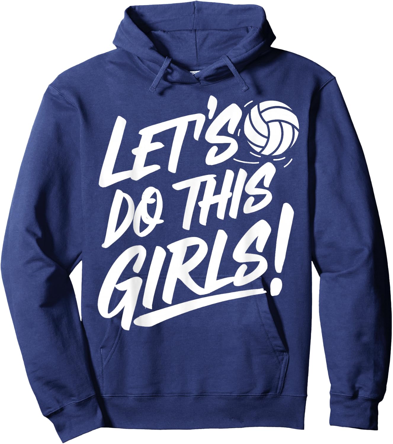 Girl Volleyball Woman Volleyball Team Daughter Volleyball Hoodie - Hoodie | Navy