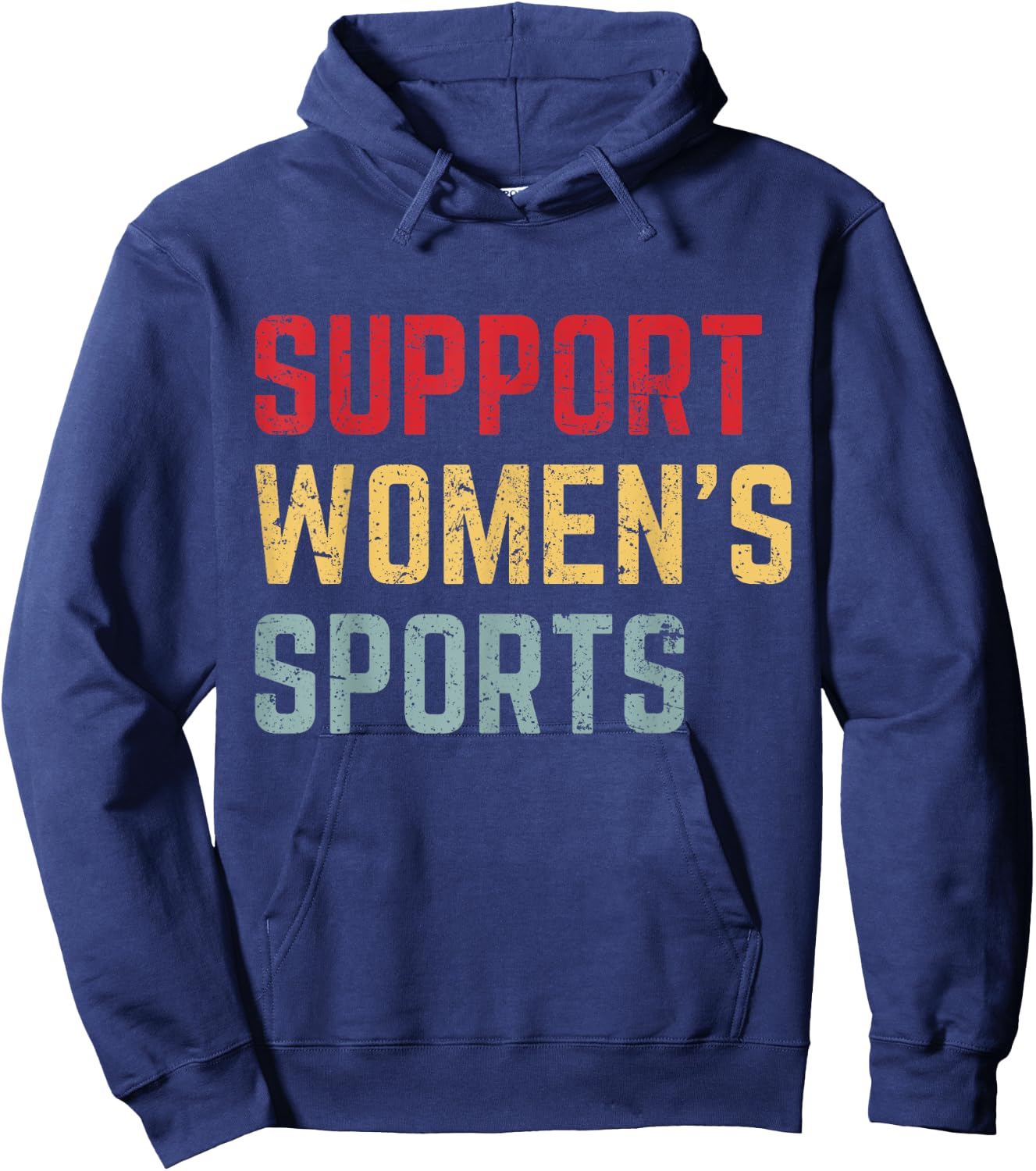 Support Women's Sports Hoodie - Hoodie | Navy