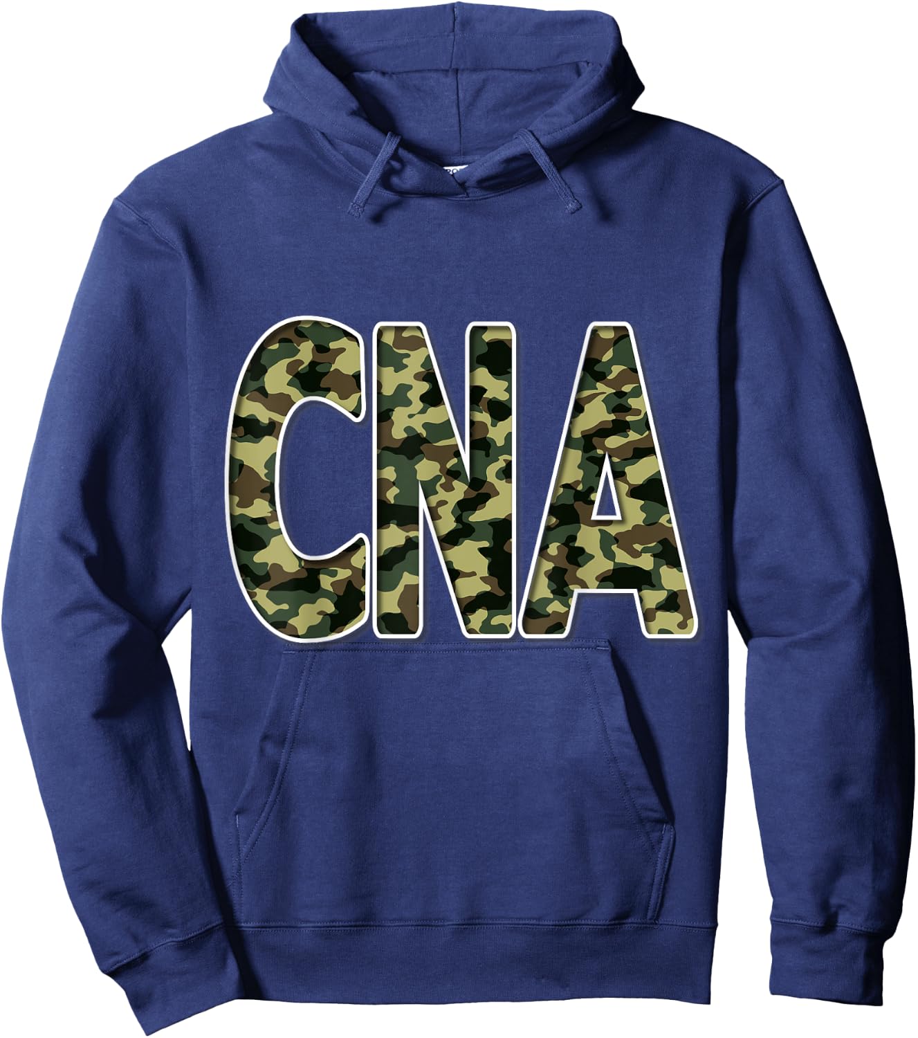 CNA Nurses Camouflage Hoodie - Hoodie | Navy