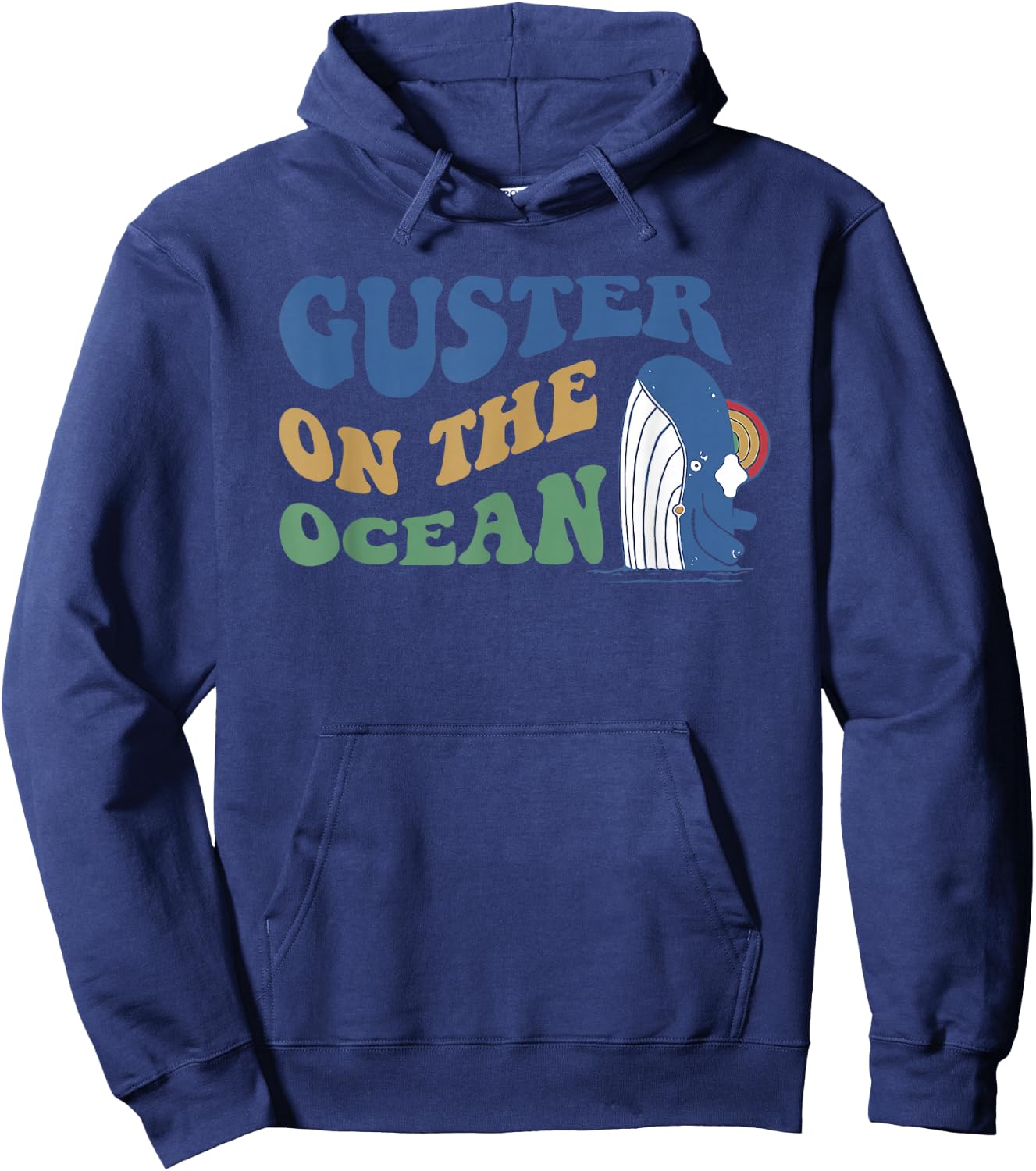 Guster On The Ocean Dolphin Groovy Quote Hoodie - Hoodie | Navy