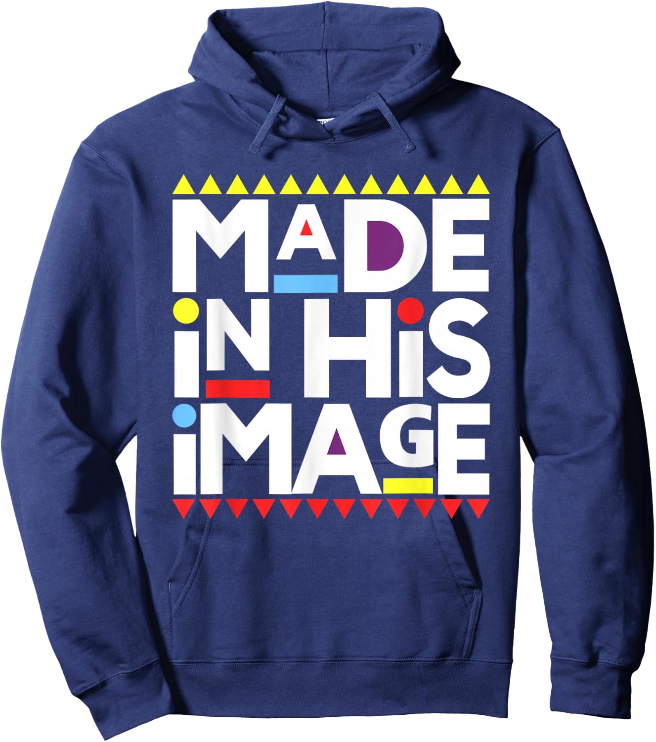 Made In His That Image Shirt, Funny Made In His That Image Hoodie - Hoodie | Navy