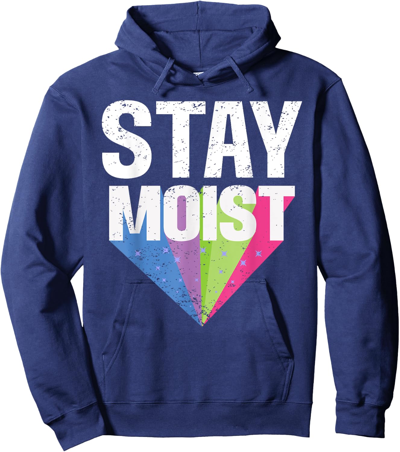 Moist Funny Meme Offensive Weird Cool Hilarious Humorous Hoodie - Hoodie | Navy