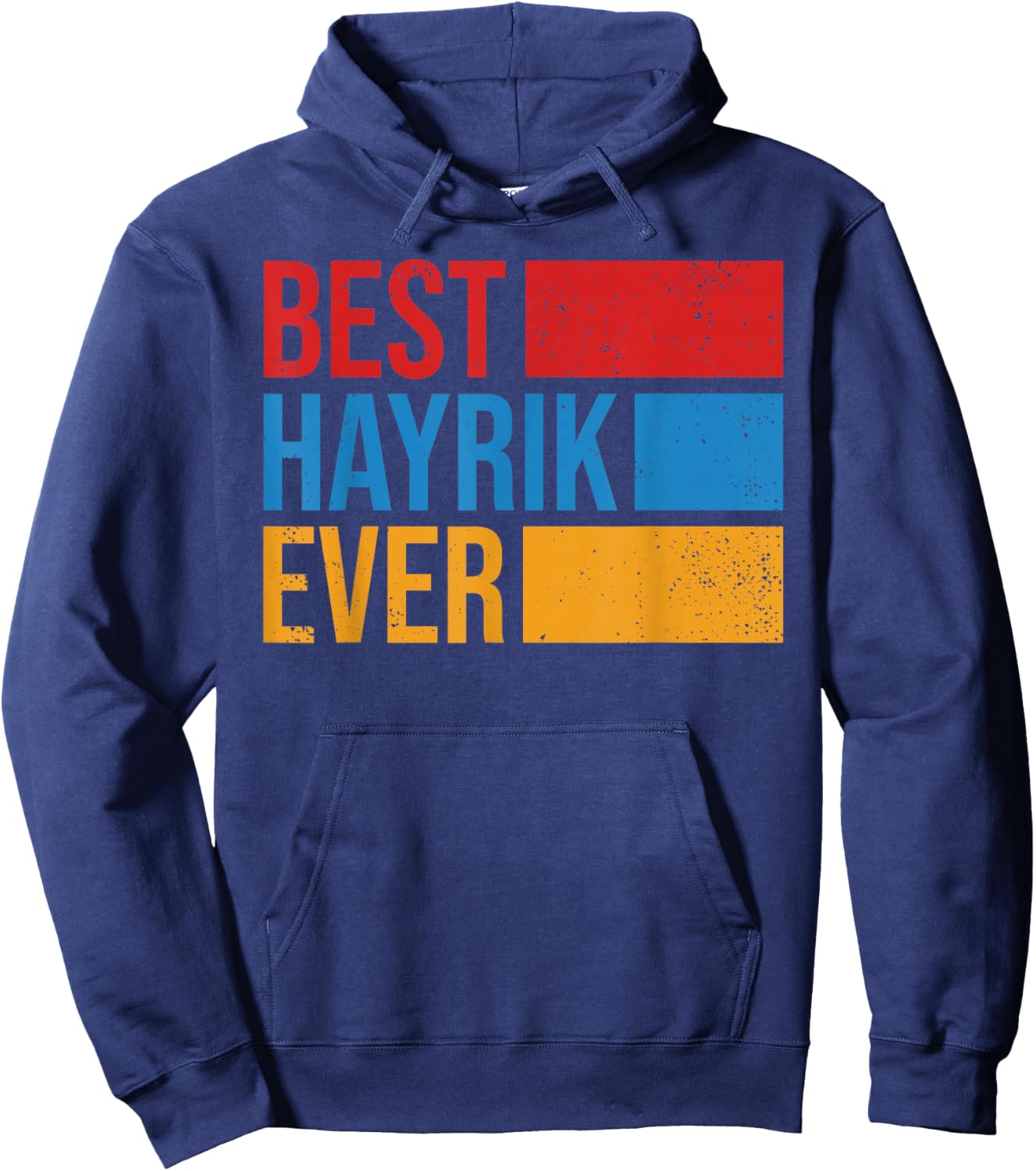Hayrik Armenian Dad Armenia Flag Armenian Fathers Day Hoodie - Hoodie | Navy