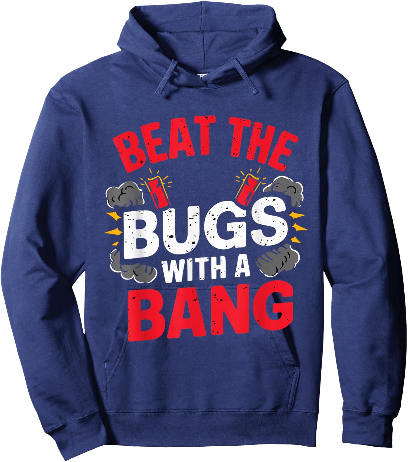 Insect Humor Funny Mosquito Ant Picnic Bug Repellent Hoodie - Hoodie | Navy