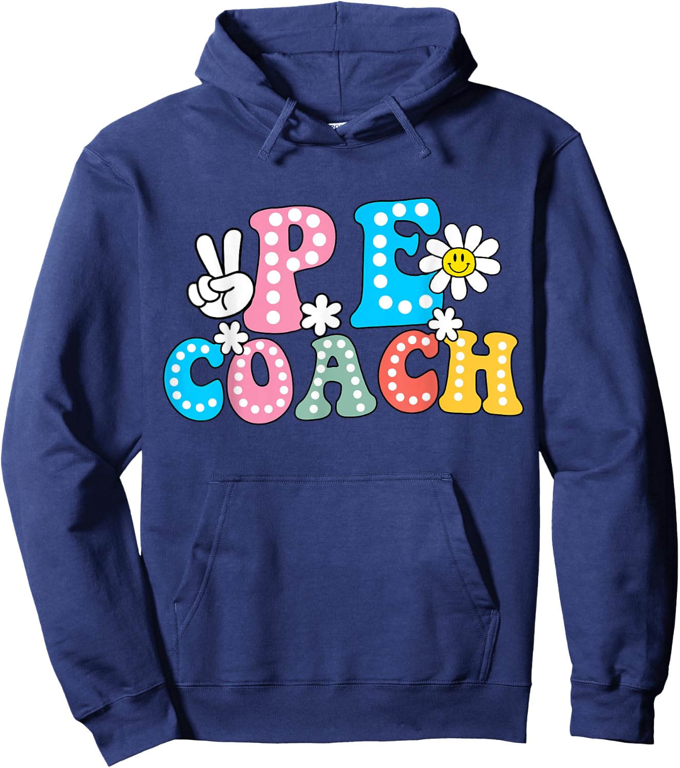 Funny Physical Education P.E Instructor Coach Teacher Gym Women Hoodie - Hoodie | Navy