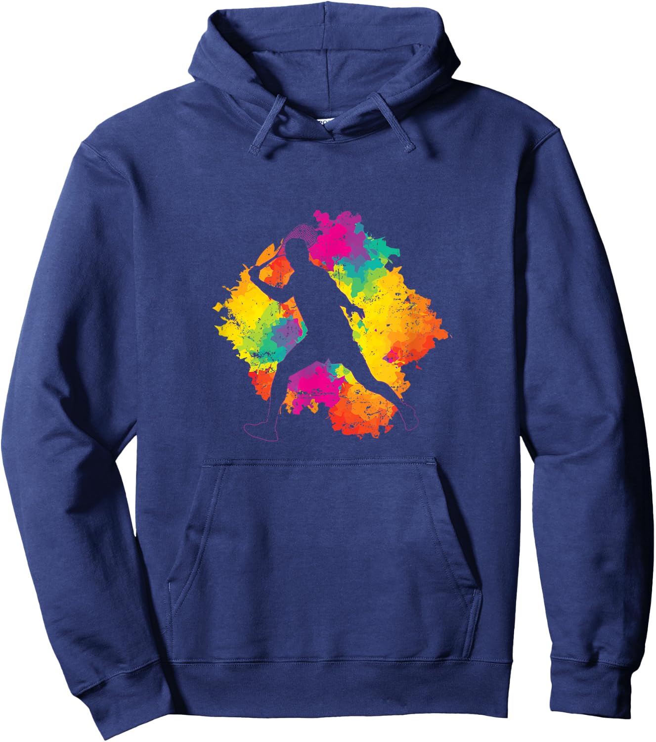 Focused Squash Player Ready Hoodie - Hoodie | Navy