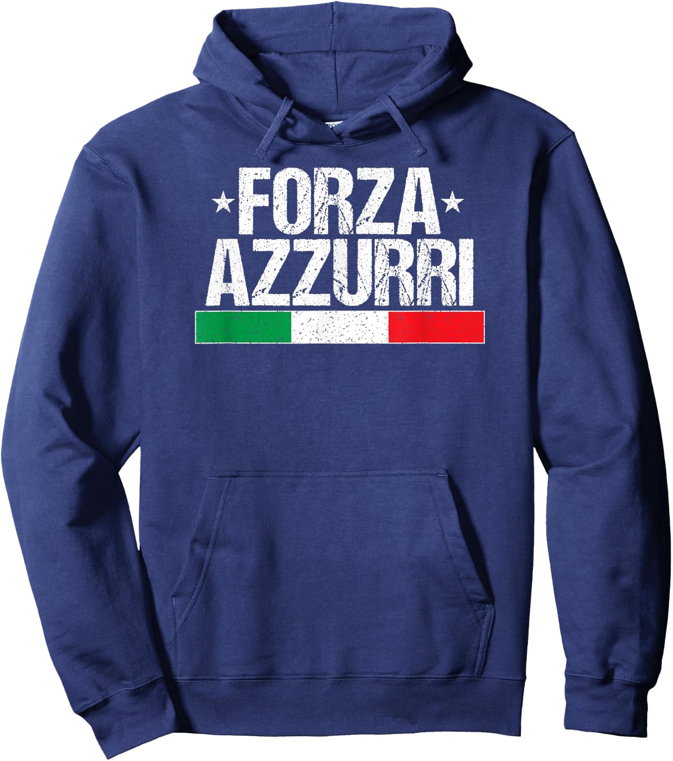Forza Azzurri Vintage Hoodie - Hoodie | Navy