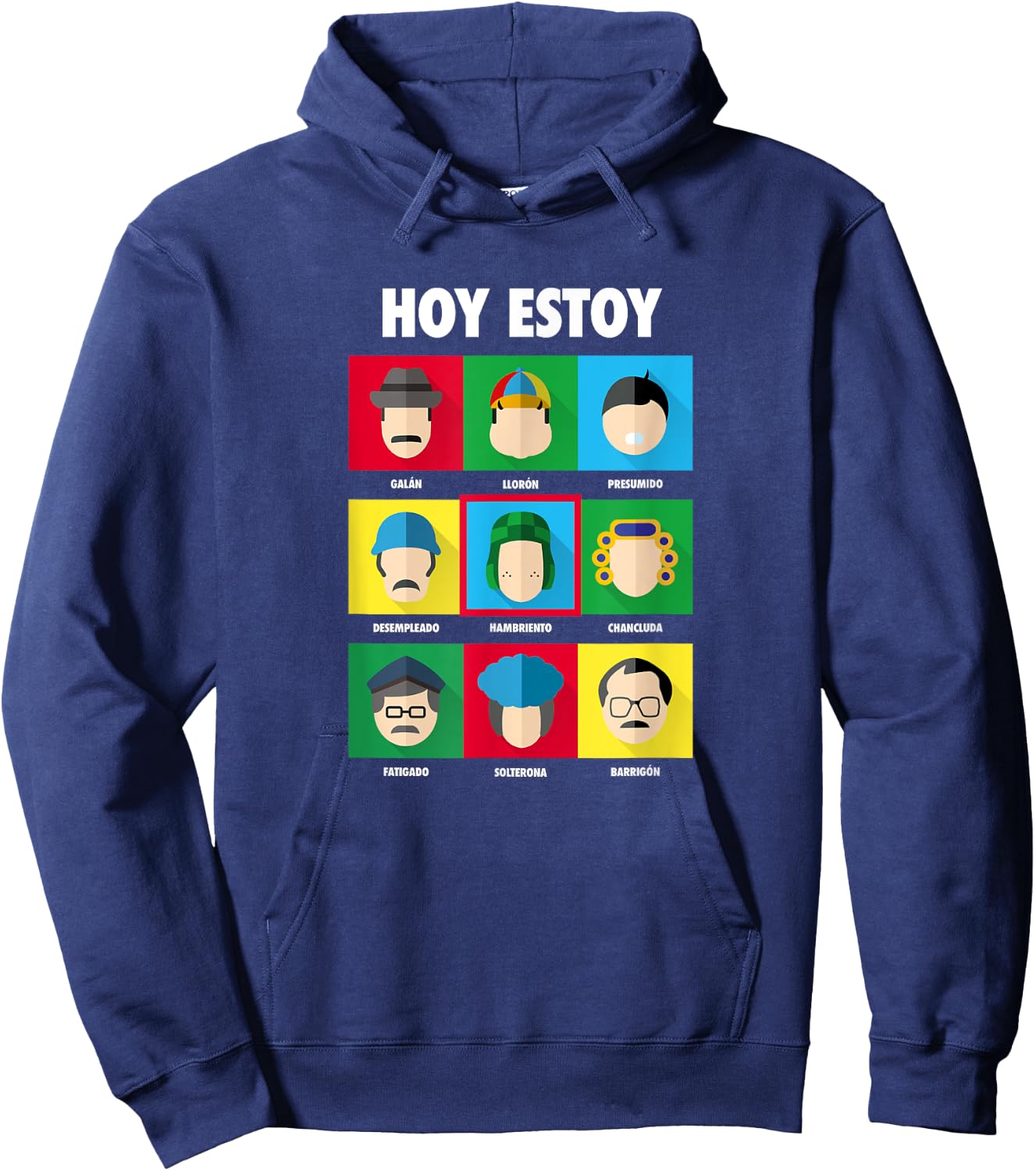 El Chavo - Colorful Desings for Kids, Teen, Women & Men Hoodie - Hoodie | Navy
