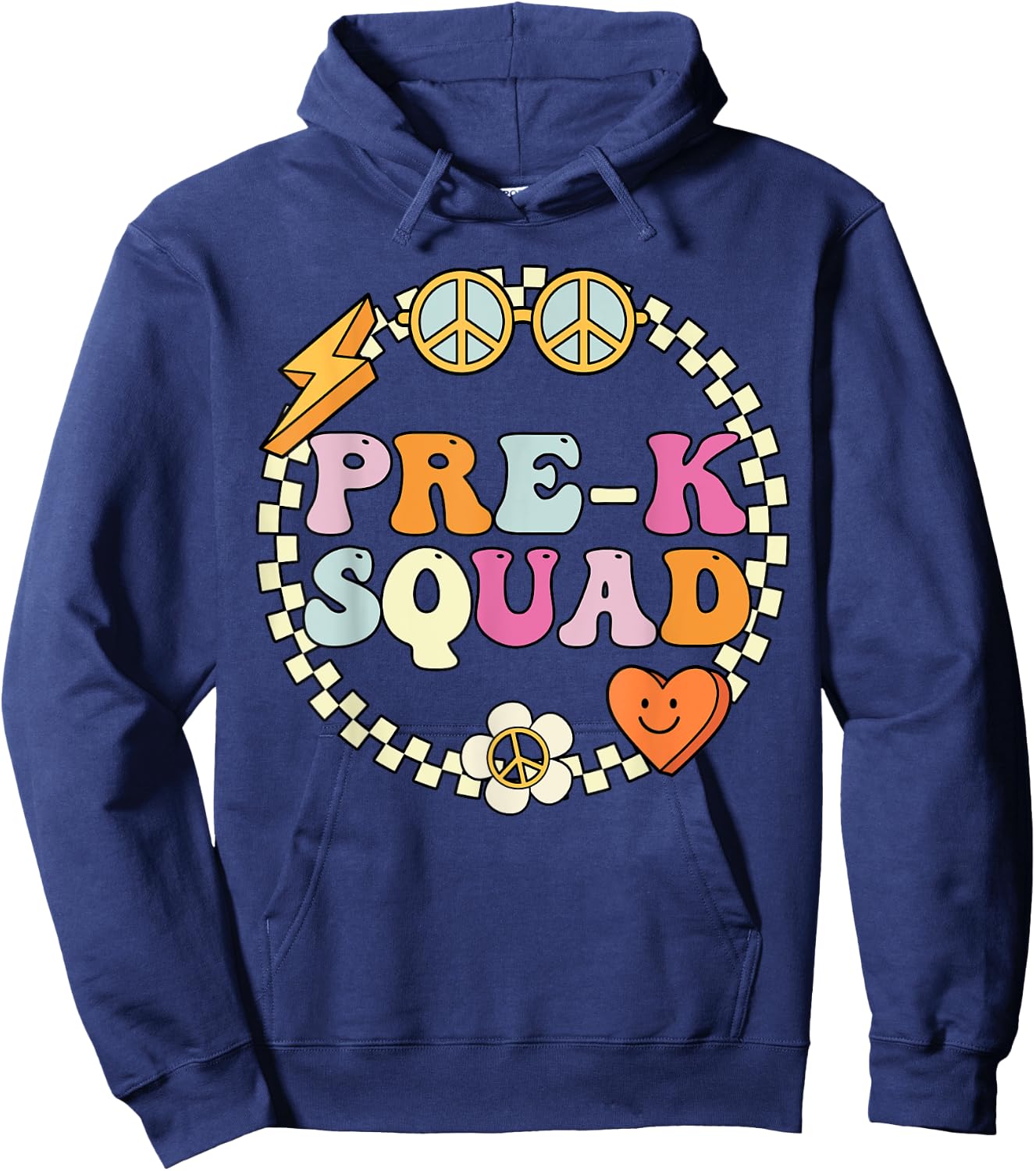 Pre k Teacher Shirt & Girls, Kids Pre-k Squad Hoodie - Hoodie | Navy