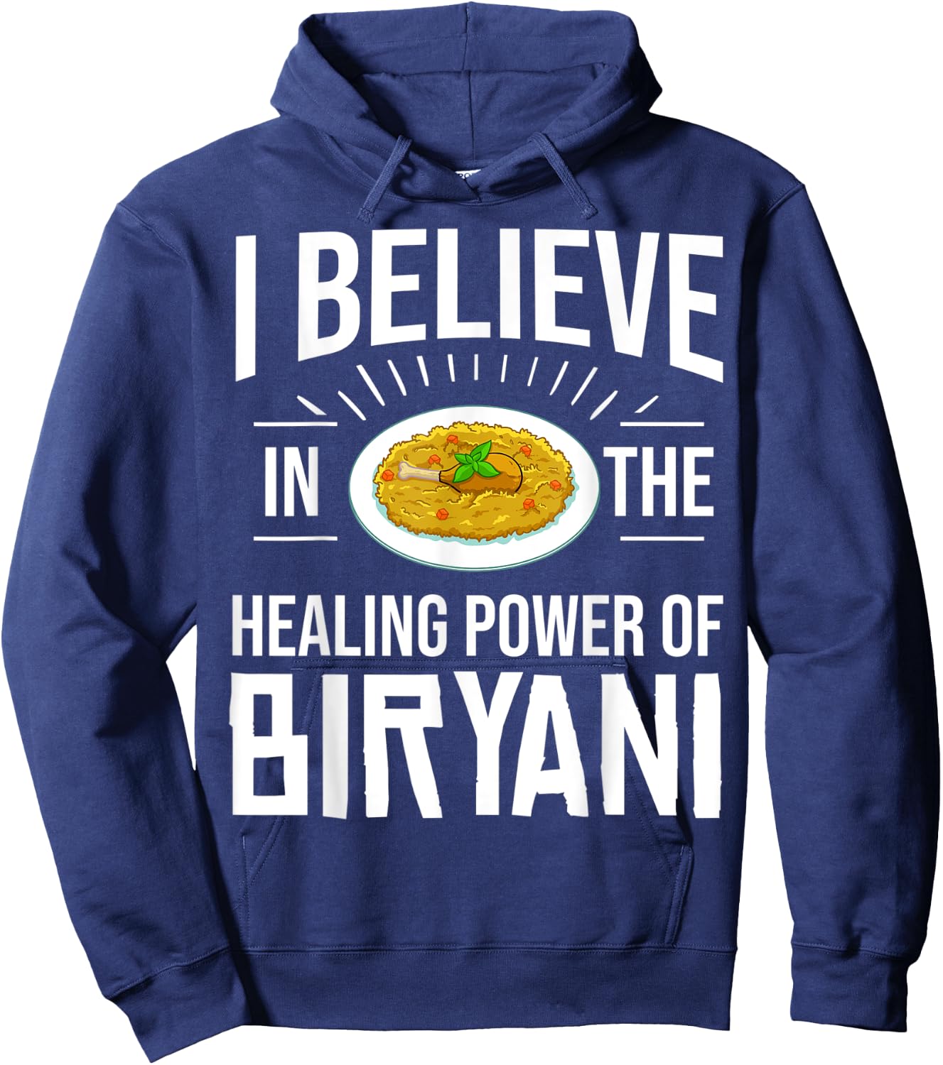 Biryani Gift Pakistani Food Chicken Dum Pot Hoodie - Hoodie | Navy