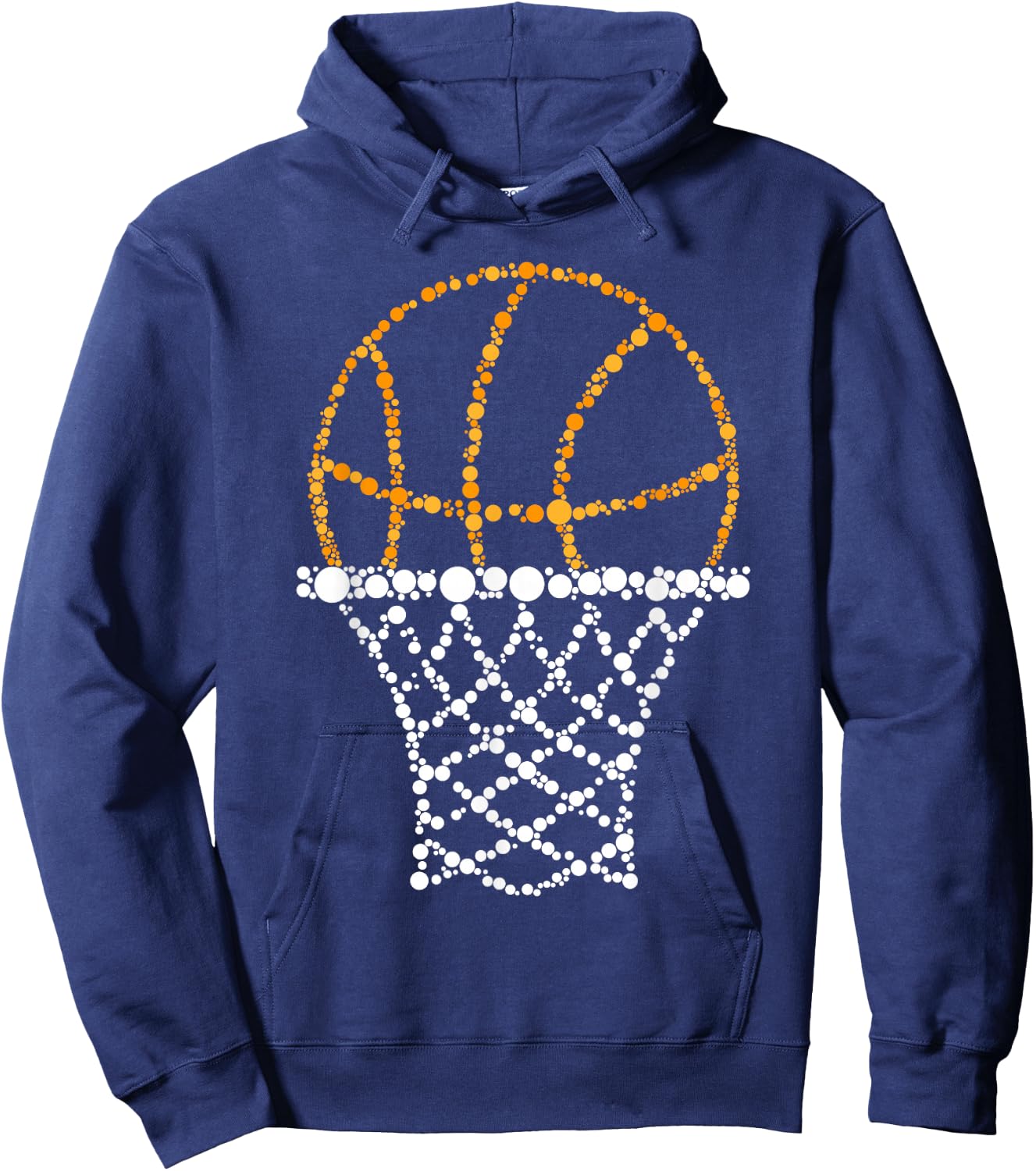 Basketball Dots Happy Dot Day For Kids Man Woman Hoodie - Hoodie | Navy