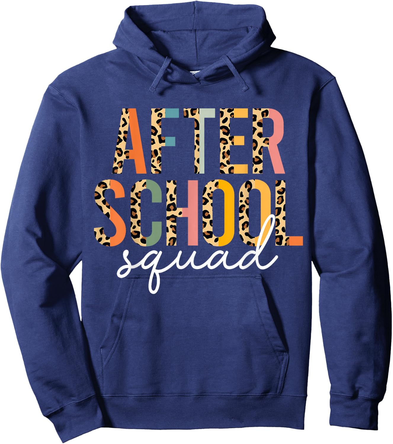 After School Squad Cute After School Program Staff Hoodie - Hoodie | Navy