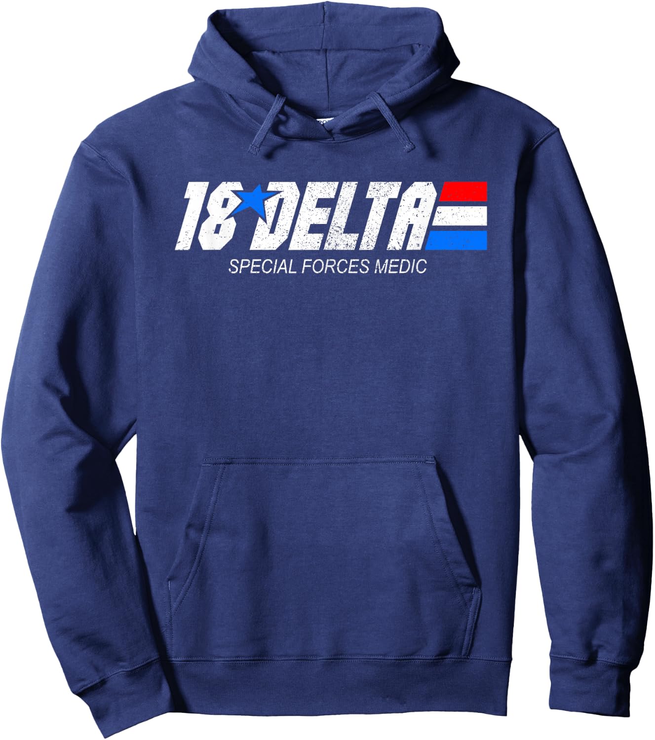 18-Delta Special Forces Medic Vintage MOS Hoodie - Hoodie | Navy