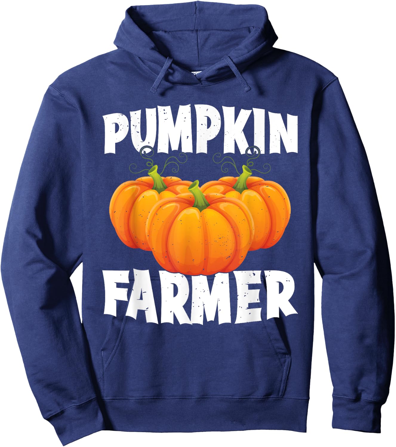 Pumpkin Farmer Halloween Pumpkin Grower Spooky Season Farm Hoodie - Hoodie | Navy