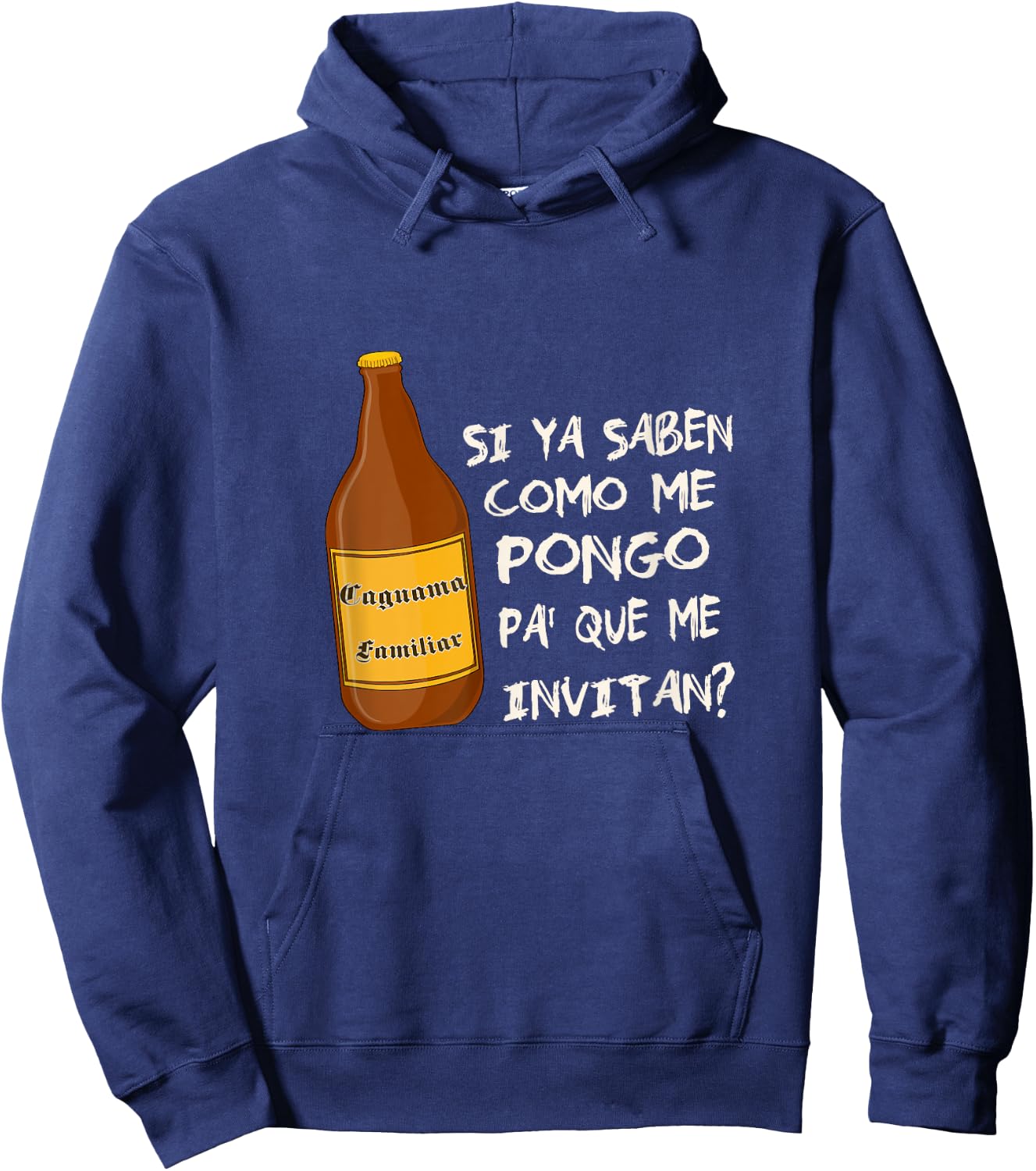 Si Ya Saben Como Me Pongo Camisa Dia de Padre Regalo Espanol Hoodie - Hoodie | Navy