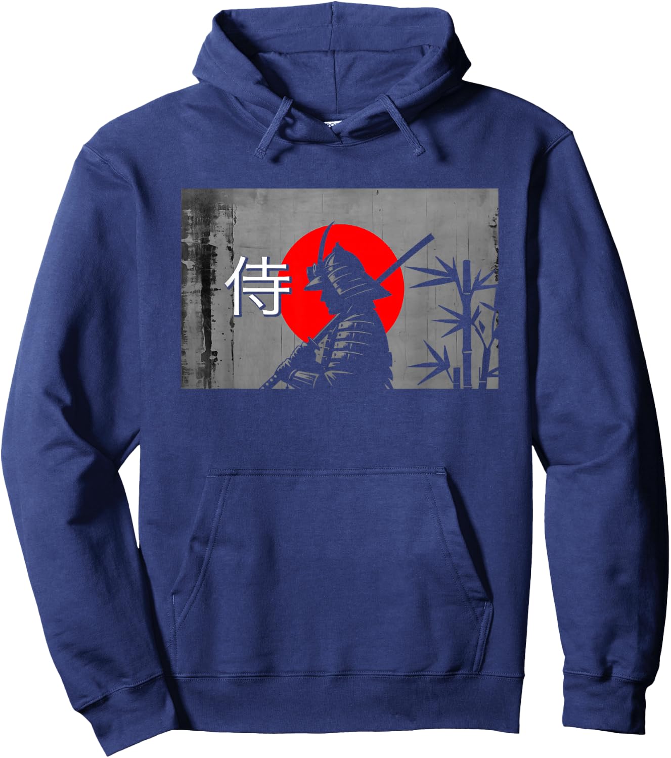 Japanese Samurai Warrior Hoodie - Hoodie | Navy