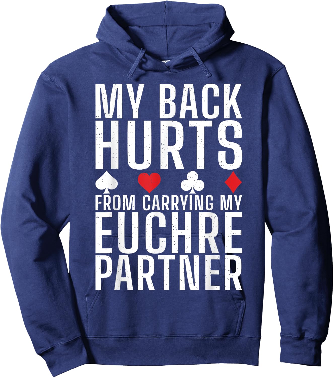 Euchre Card Game Euchre Player Euchre Cards Hoodie - Hoodie | Navy