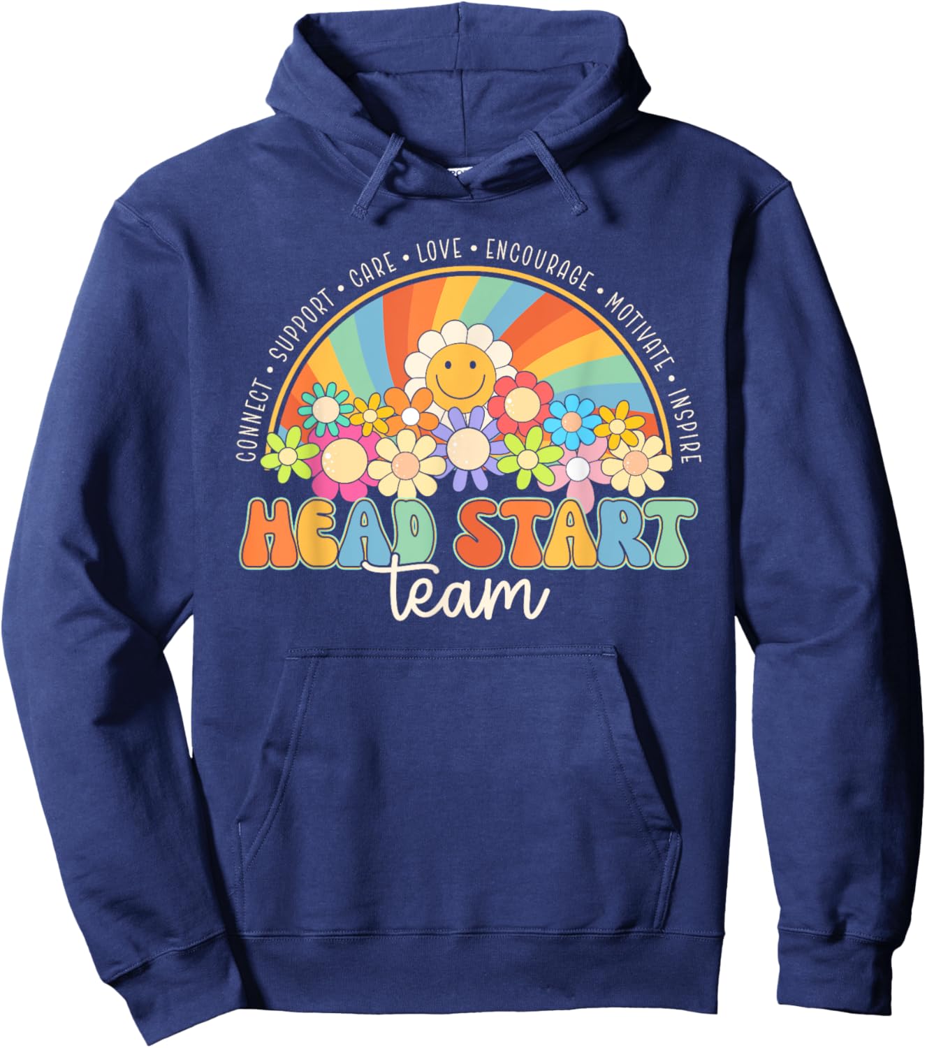 Head Start Team Homeschool Teacher Headstart Back To School Women Girls Kids Hoodie - Hoodie | Navy